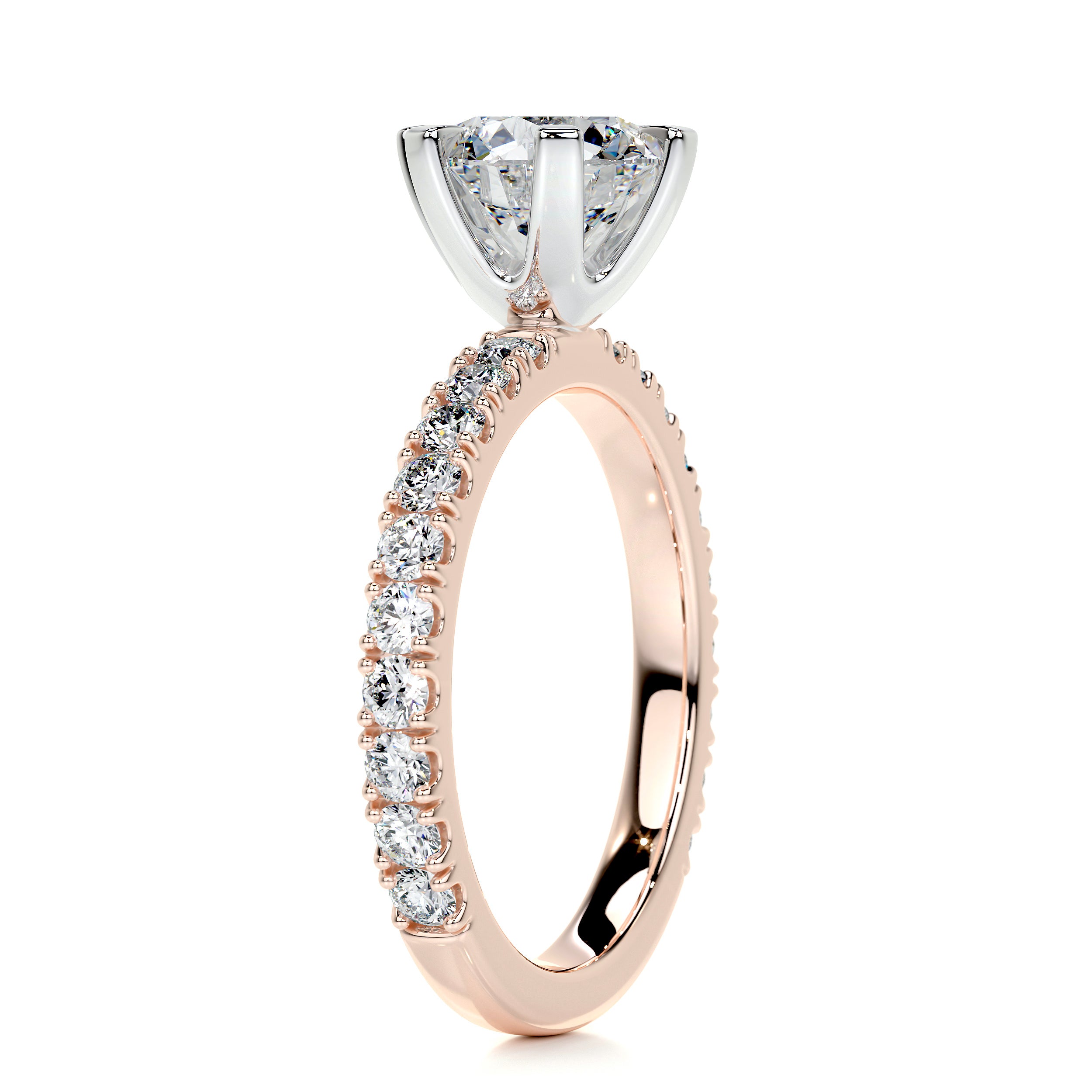 Veronica Diamond Engagement Ring -14K Rose Gold、mySite、hinf8tx79