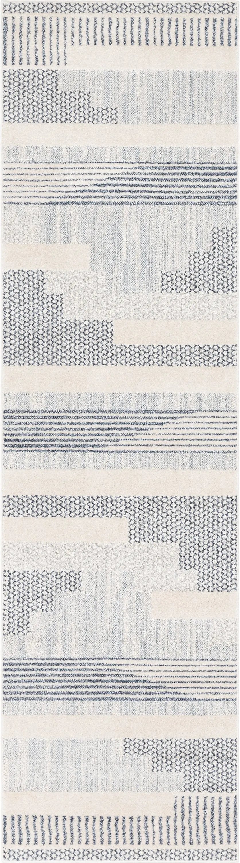 Briar Tribal Geometric Abstract Light Blue Looped Pile Rug、mySite、gigharbornorthrealestate