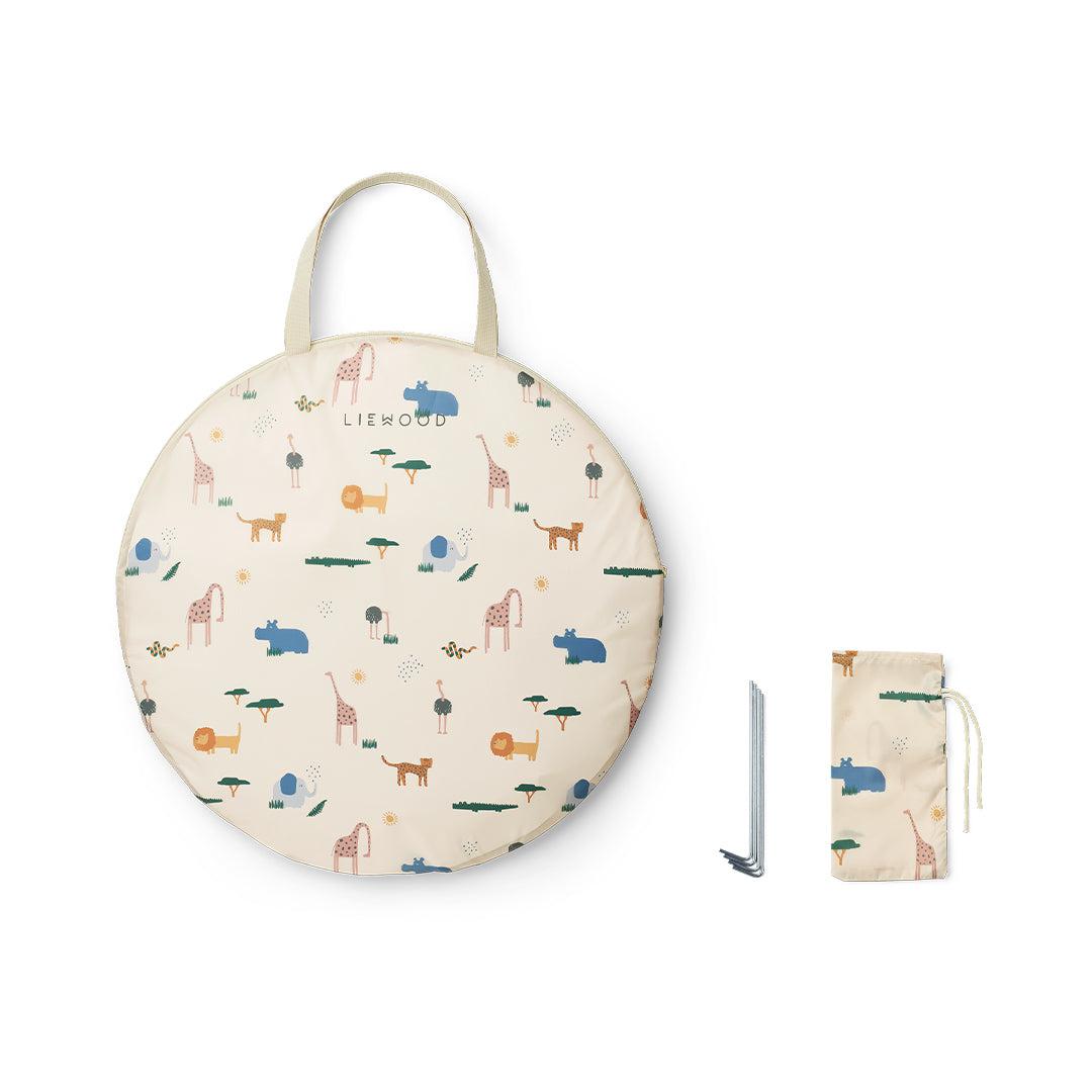  Liewood Everett Pop Up Tent With Paddling Pool - Safari Sandy Mix、mySite、merchandisen