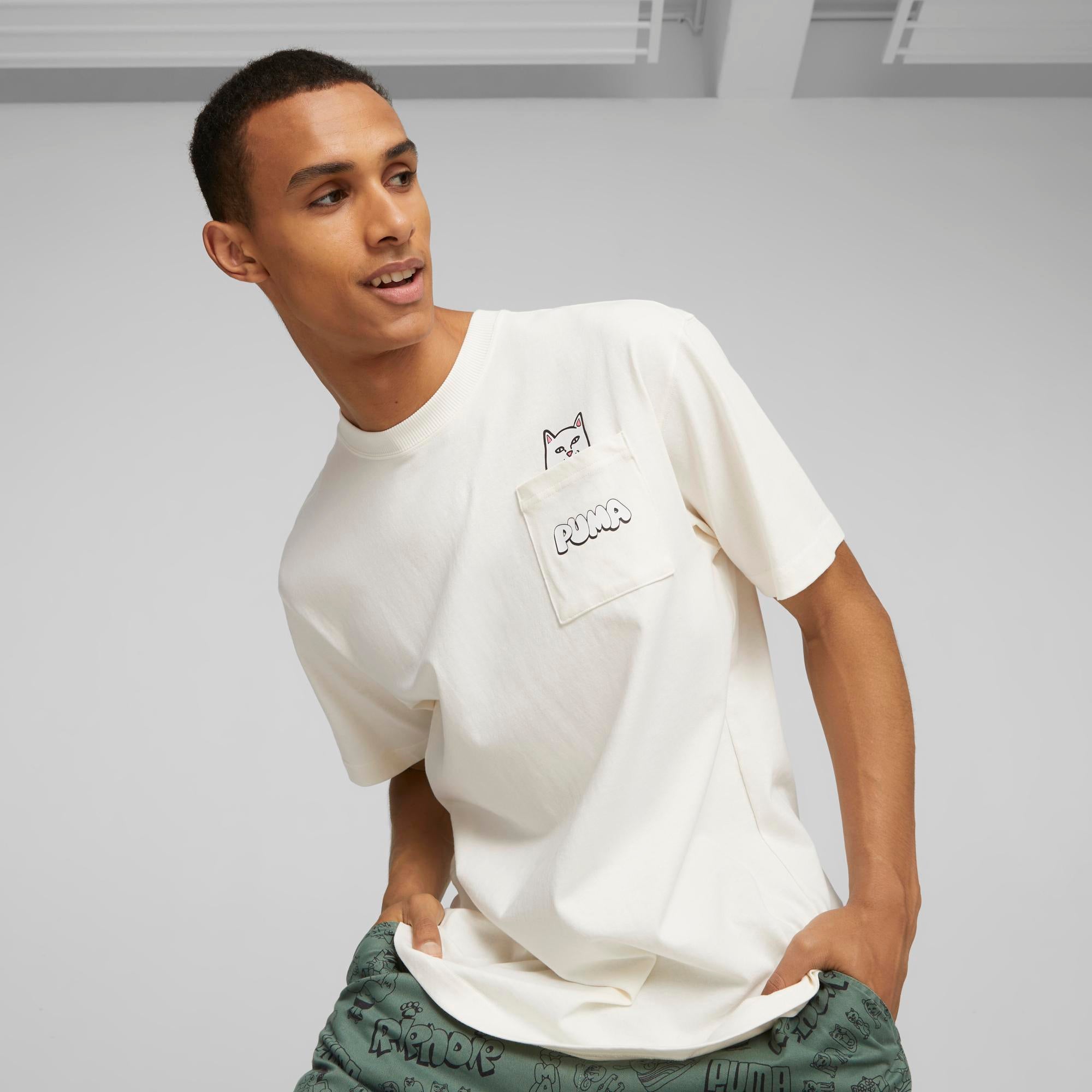  PUMA X RIPNDIP Lord Nermal Pocket Tee (Warm White)、mySite、merchandisen