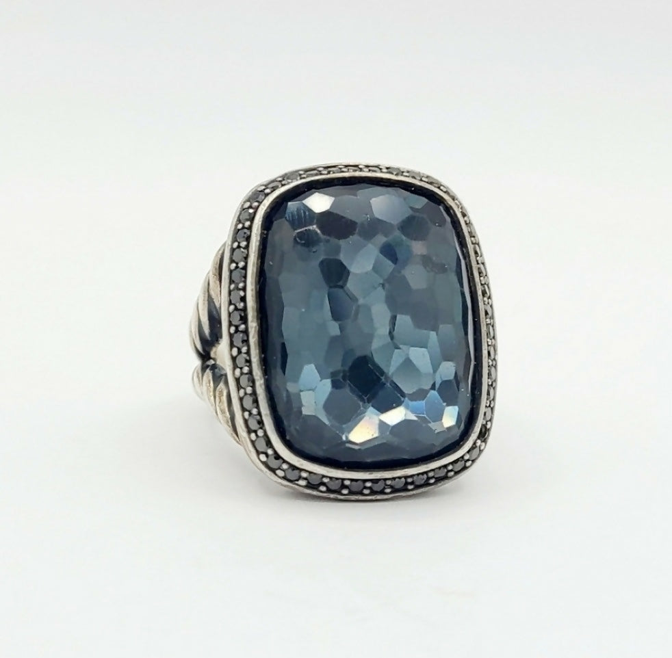 David Yurman Albion Blackened Gray Orchid Ring 鈥?Diamonds、mySite、hinf8tx79