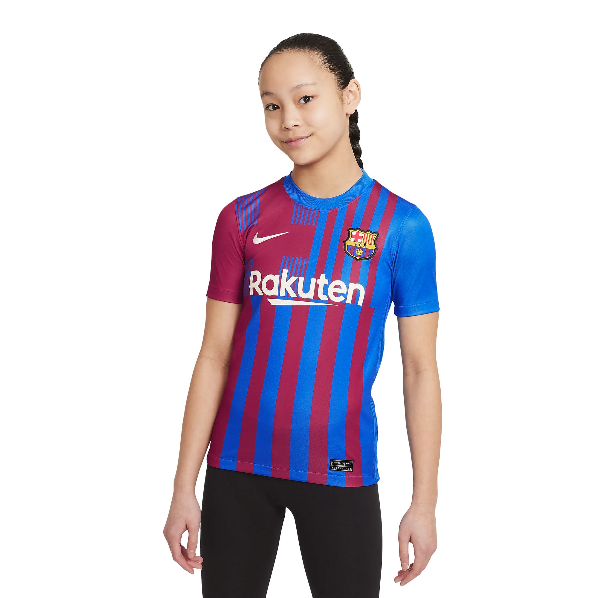 Nike Kids FC Barcelona 2021/22 Home Jersey Soar/Pale Ivory、mySite、bottomscart