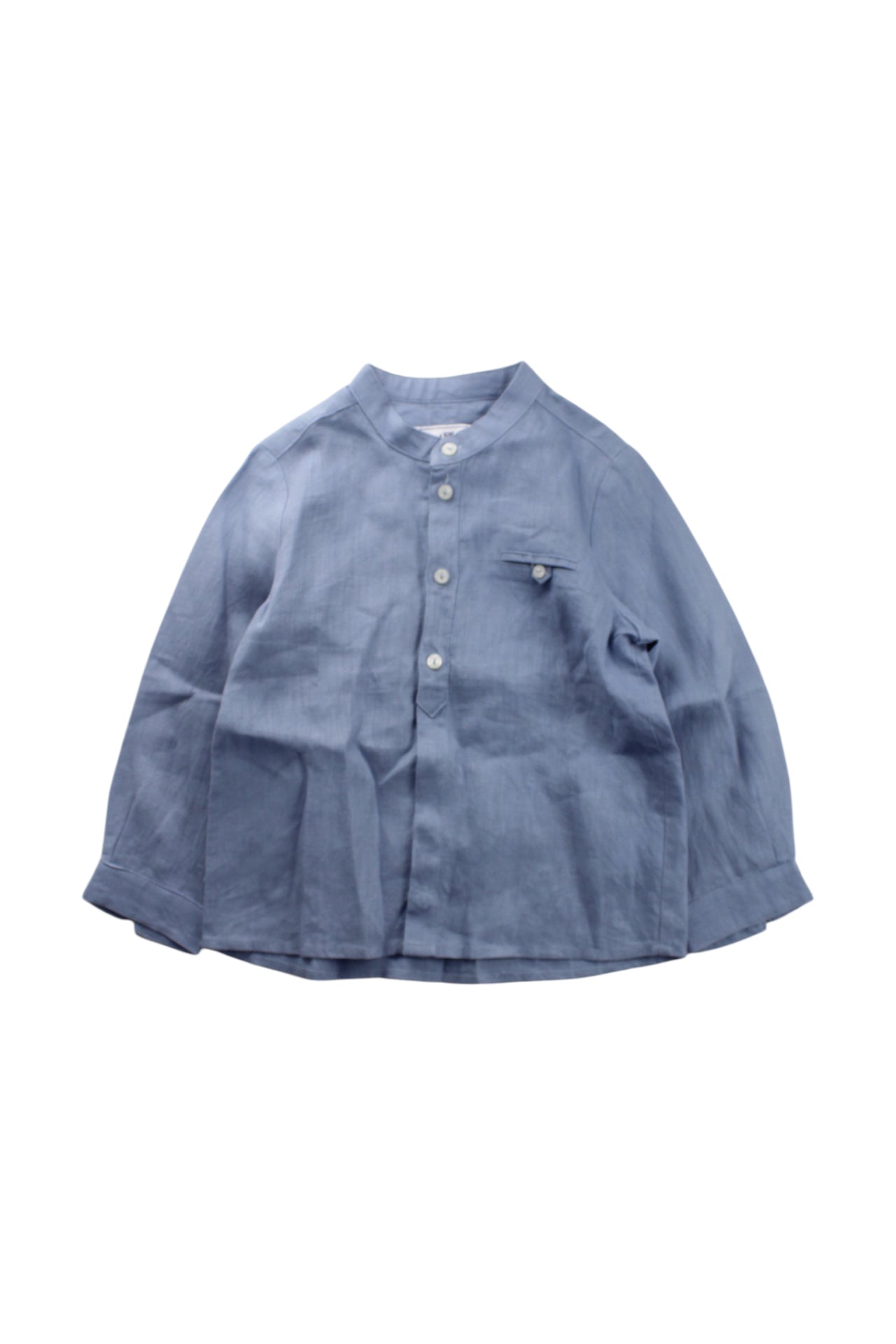 Tartine Et Chocolat Linen Long Sleeve Shirt 4T、mySite、g9winljtr
