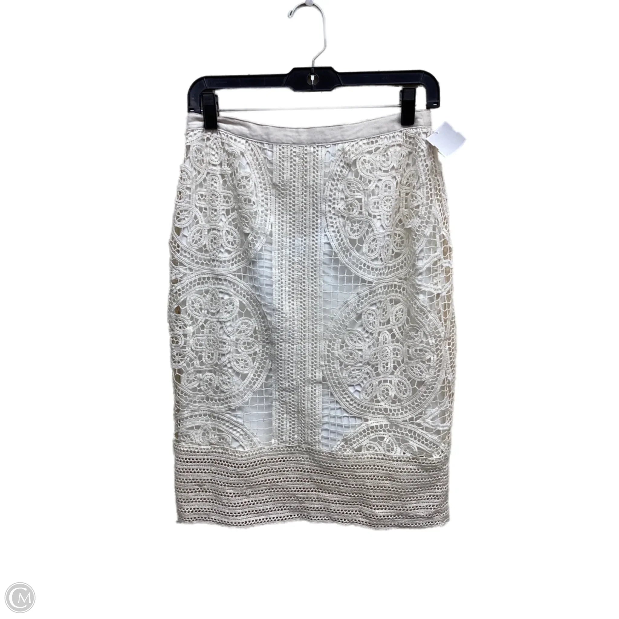 Skirt Midi By Maeve In White, Size: S、mySite、garagedoors4me