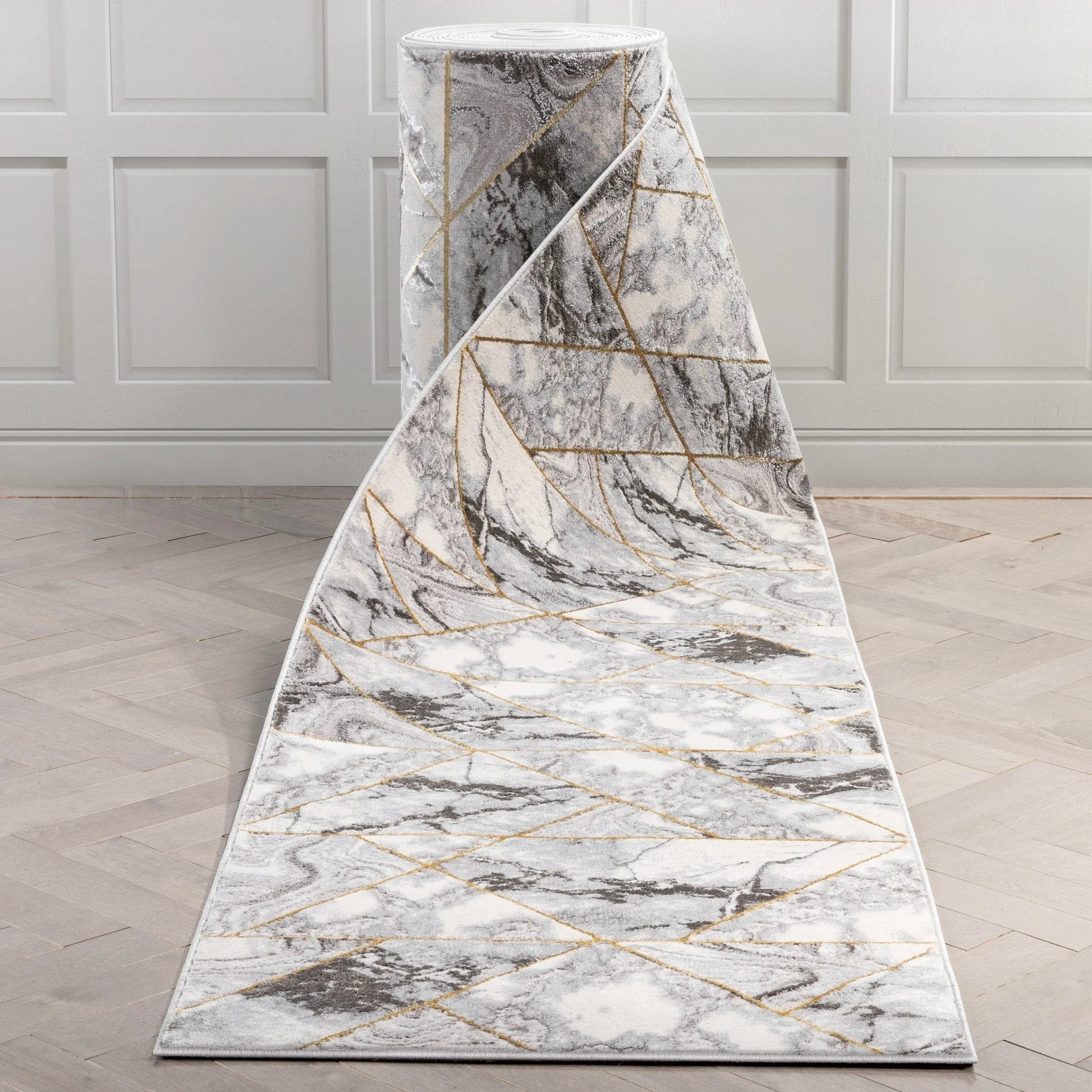 Custom Size Runner Arlo Retro Mosaic Marble Pattern Grey Choose Your Width x Choose Your Length Hallway Runner Rug、mySite、gigharbornorthrealestate