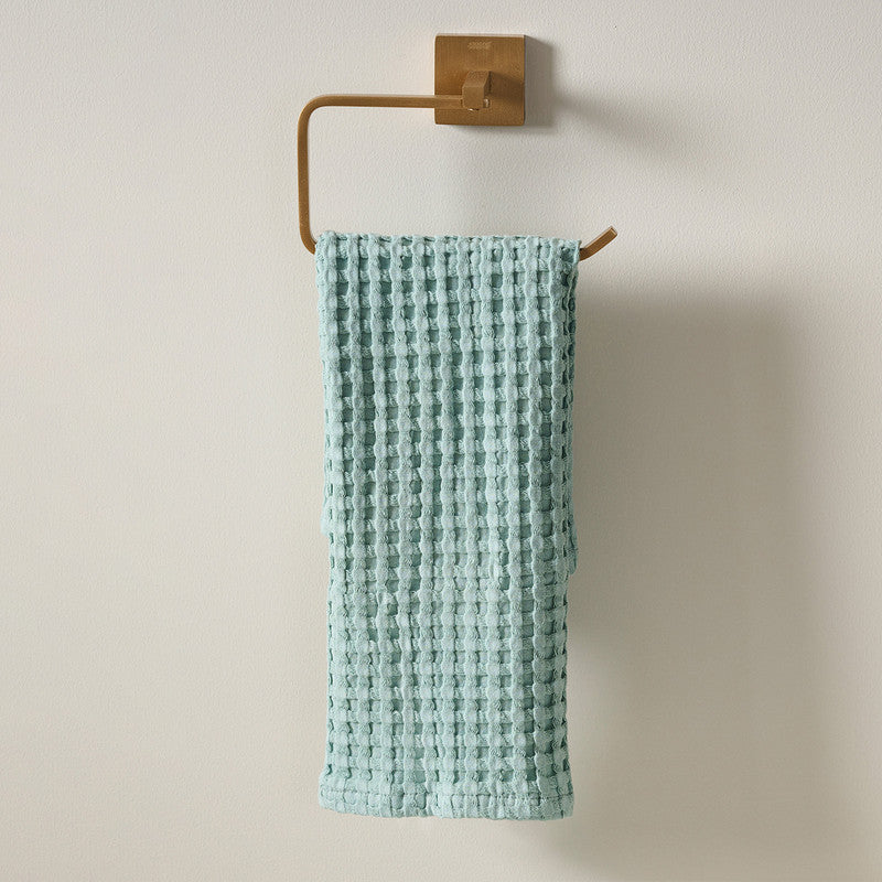 Cotton Hand Towel | Waffle | Stone Blue、mySite、camillekostekn