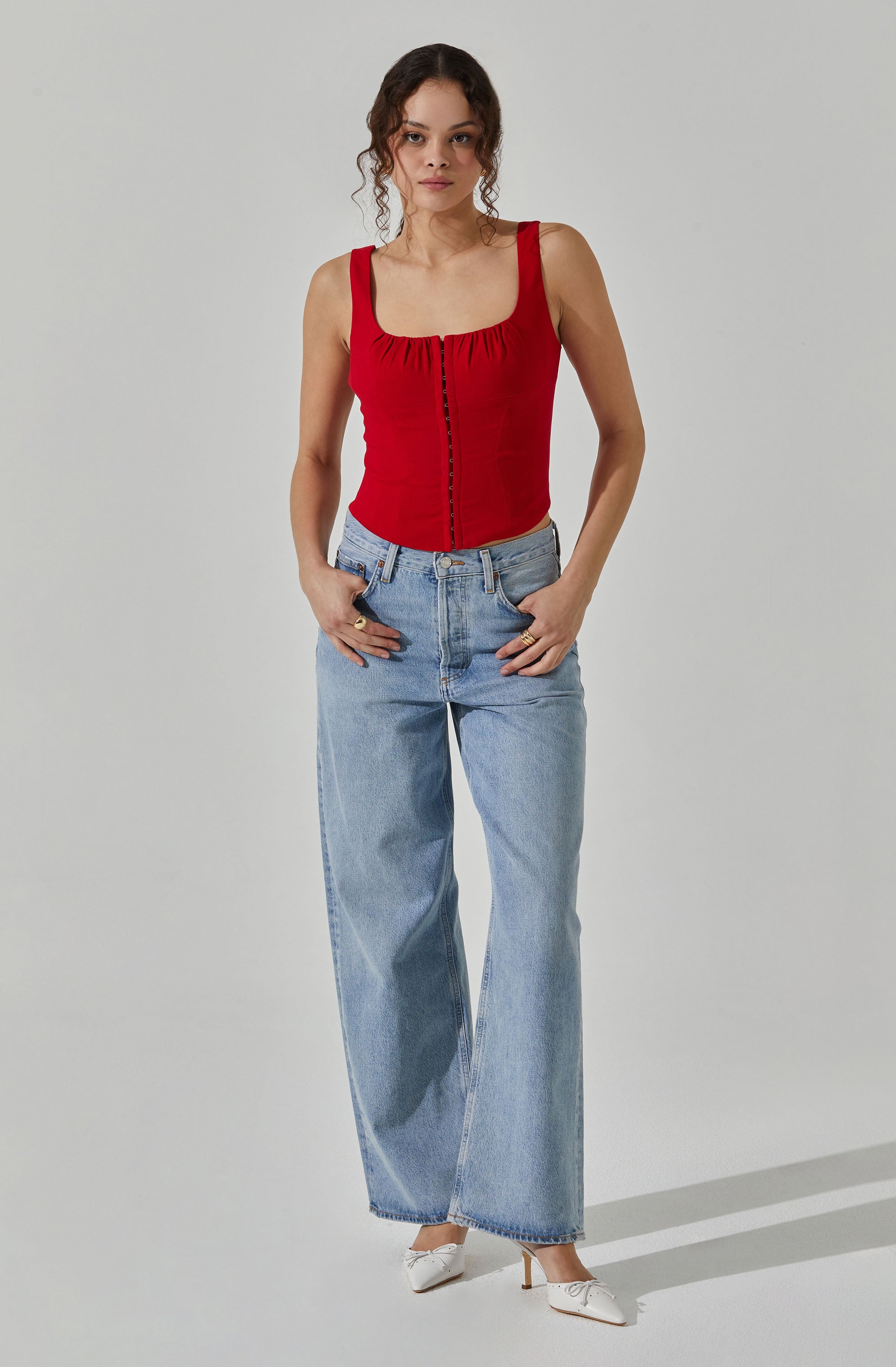 Evetta Corset Top、mySite、solidvoid