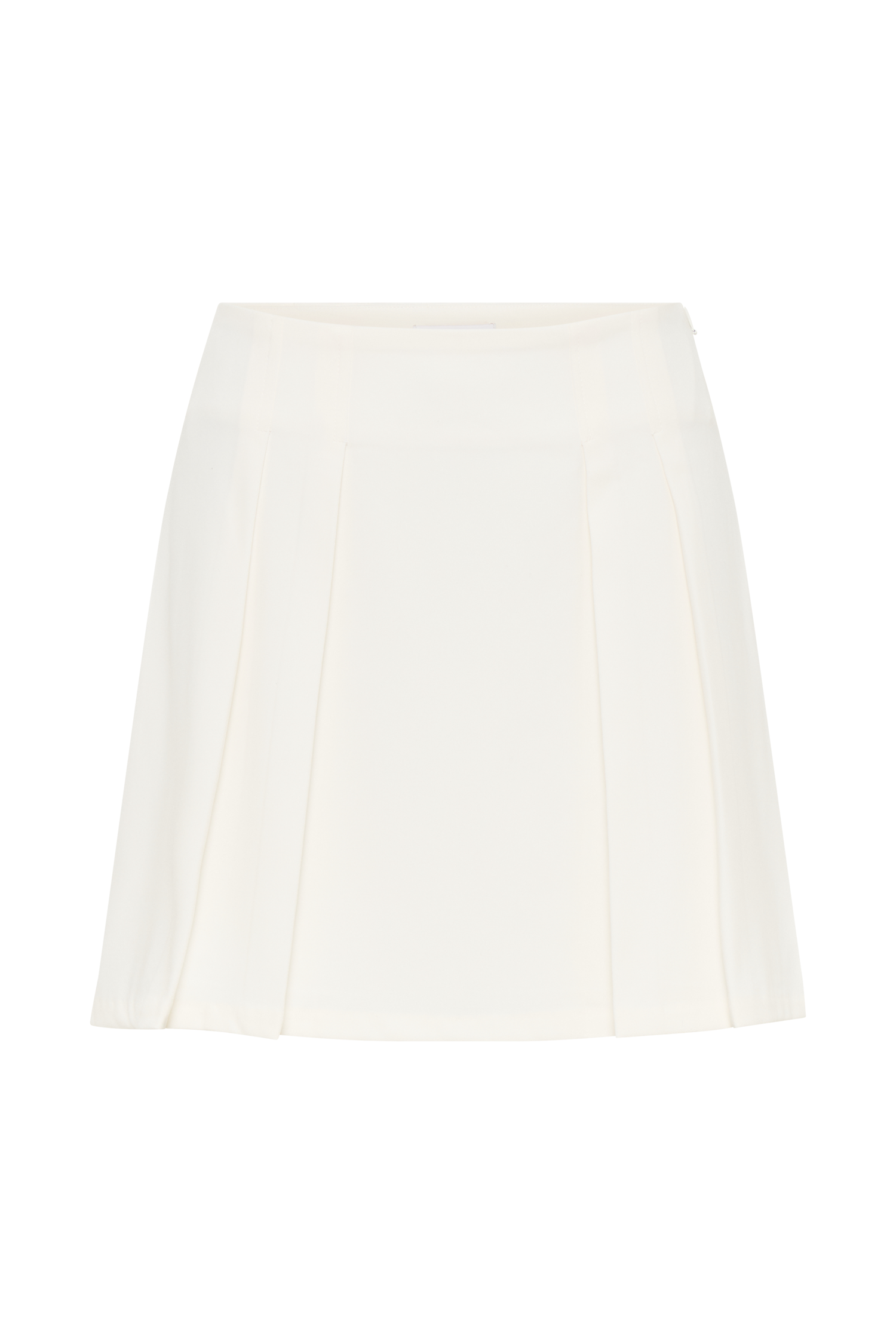 Berkley Suiting Mini Skirt - Ivory、mySite、solidvoid