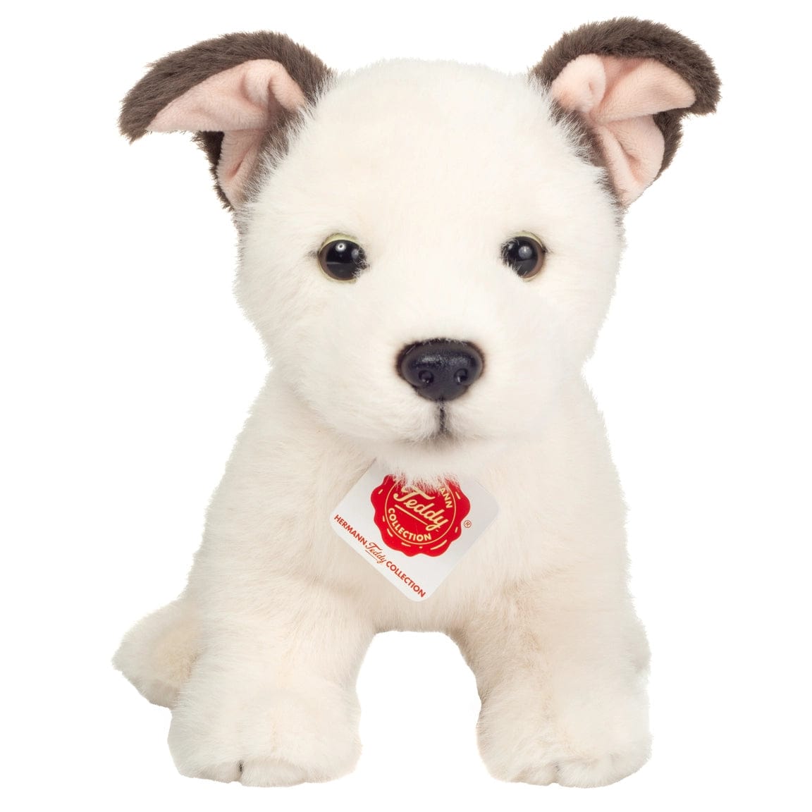 Jack Russel Puppy Plush Realistic Toy by Teddy Hermann Eco friendly Vegan、mySite、g9winljtr