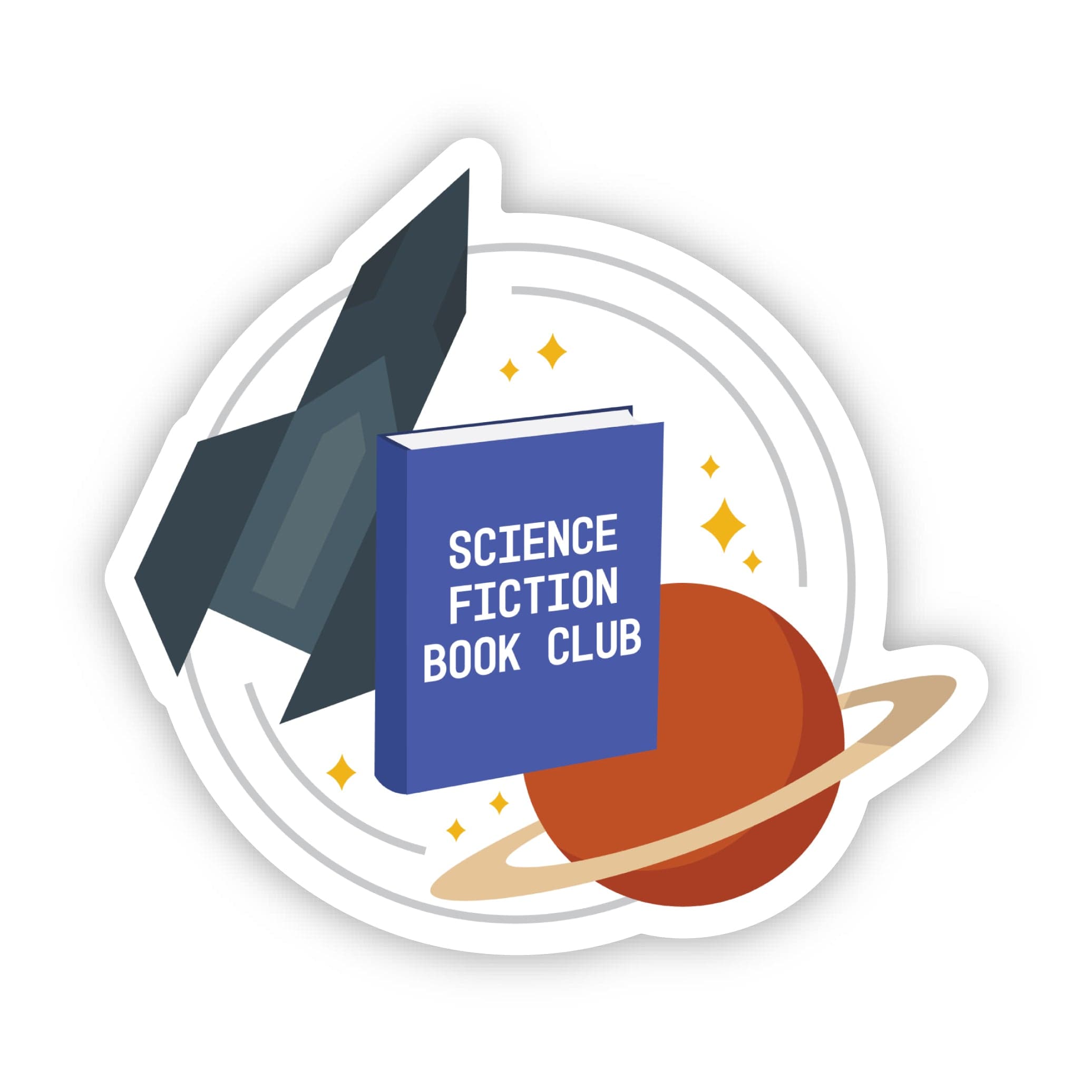  Science Fiction Book Club Sticker、mySite、elrpsem3k