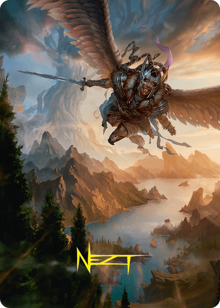 Youthful Valkyrie Art Card (28/54) (Gold-Stamped Signature) Foundations Art Series、mySite、waistdrama