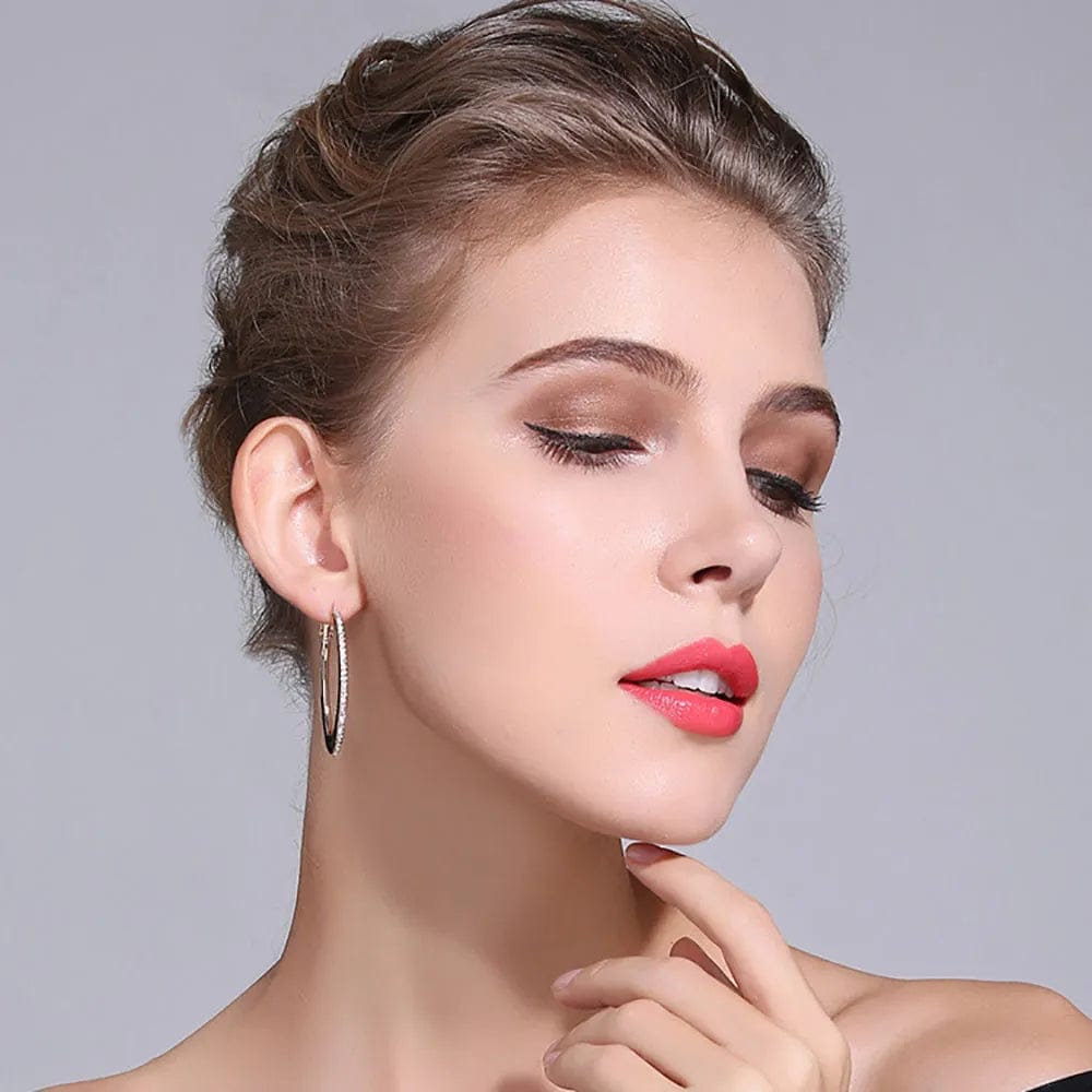 Big Moissanite Hoop Earrings, 60mm of Dazzling Beauty in 925 Sterling Silver、mySite、g9winljtr