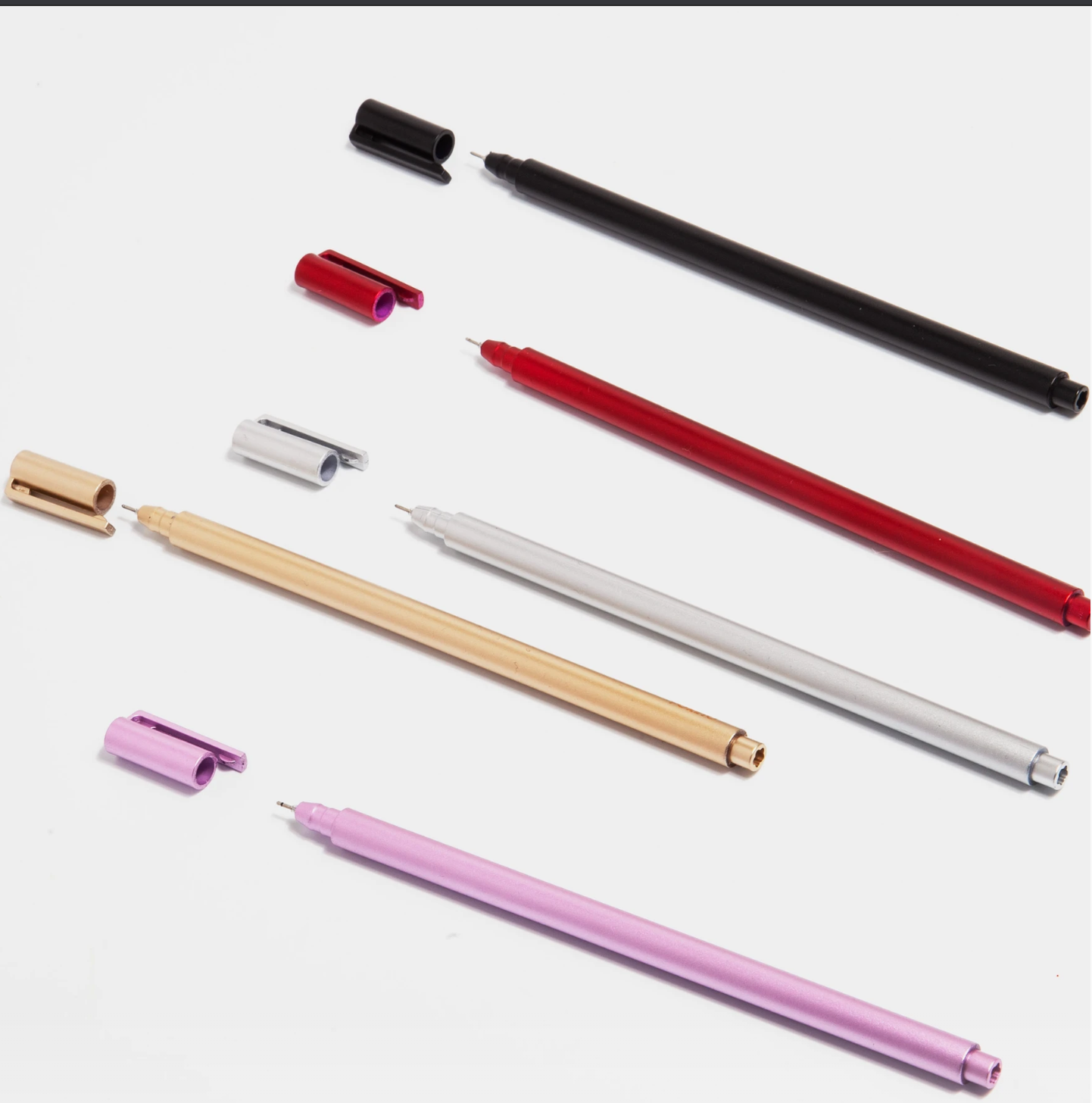 Poketo - Apex SINGLE Gel Pen - Red - Black Ink、mySite、garagedoors4me