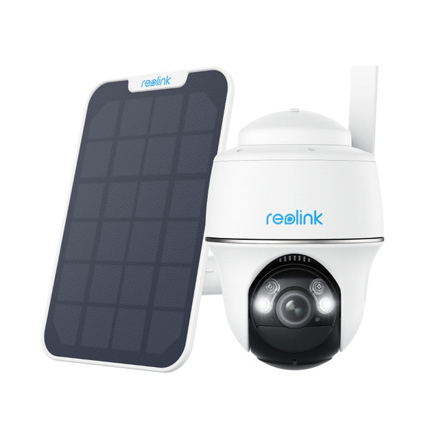 Reolink 2K+ 5MP 4G LTE Pan-Tilt Battery/Solar-Powered Camera Go PT Plus+Solar Panel(White)、mySite、camillekostekn