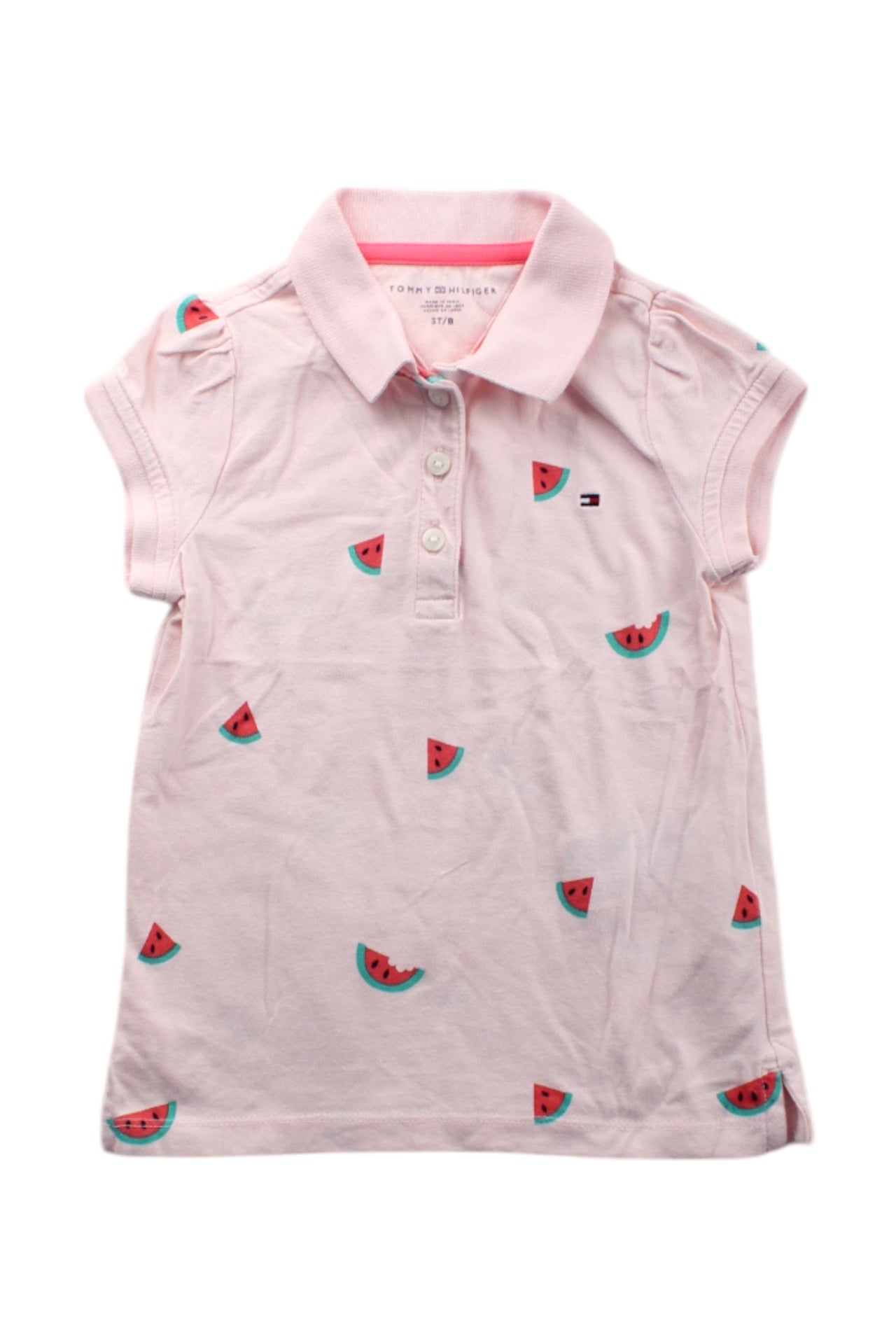 Tommy Hilfiger Watermelon Print Polo Shirt 3T、mySite、g9winljtr