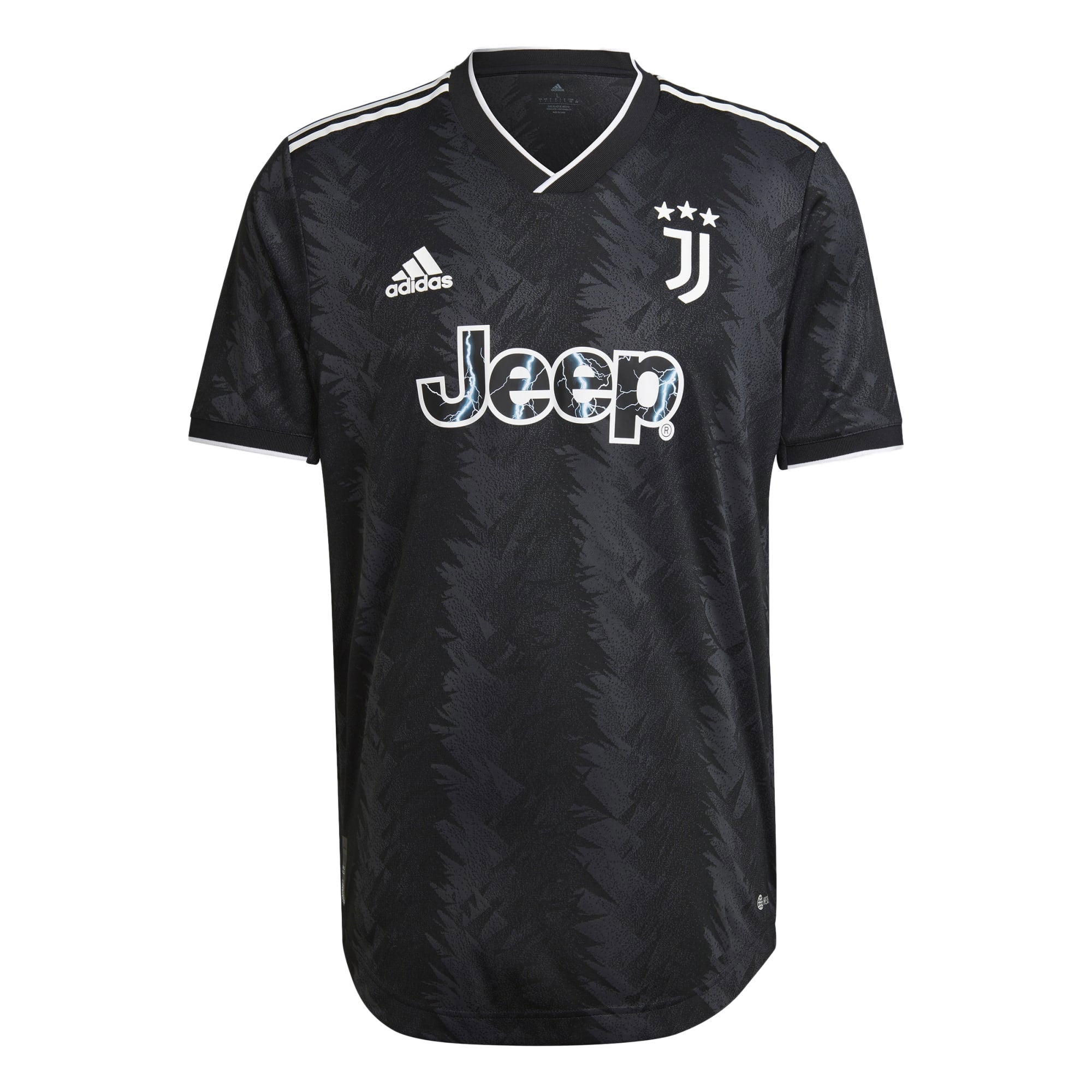 adidas Men's Juventus 2022/23 Authentic Away Jersey Black/White、mySite、bottomscart