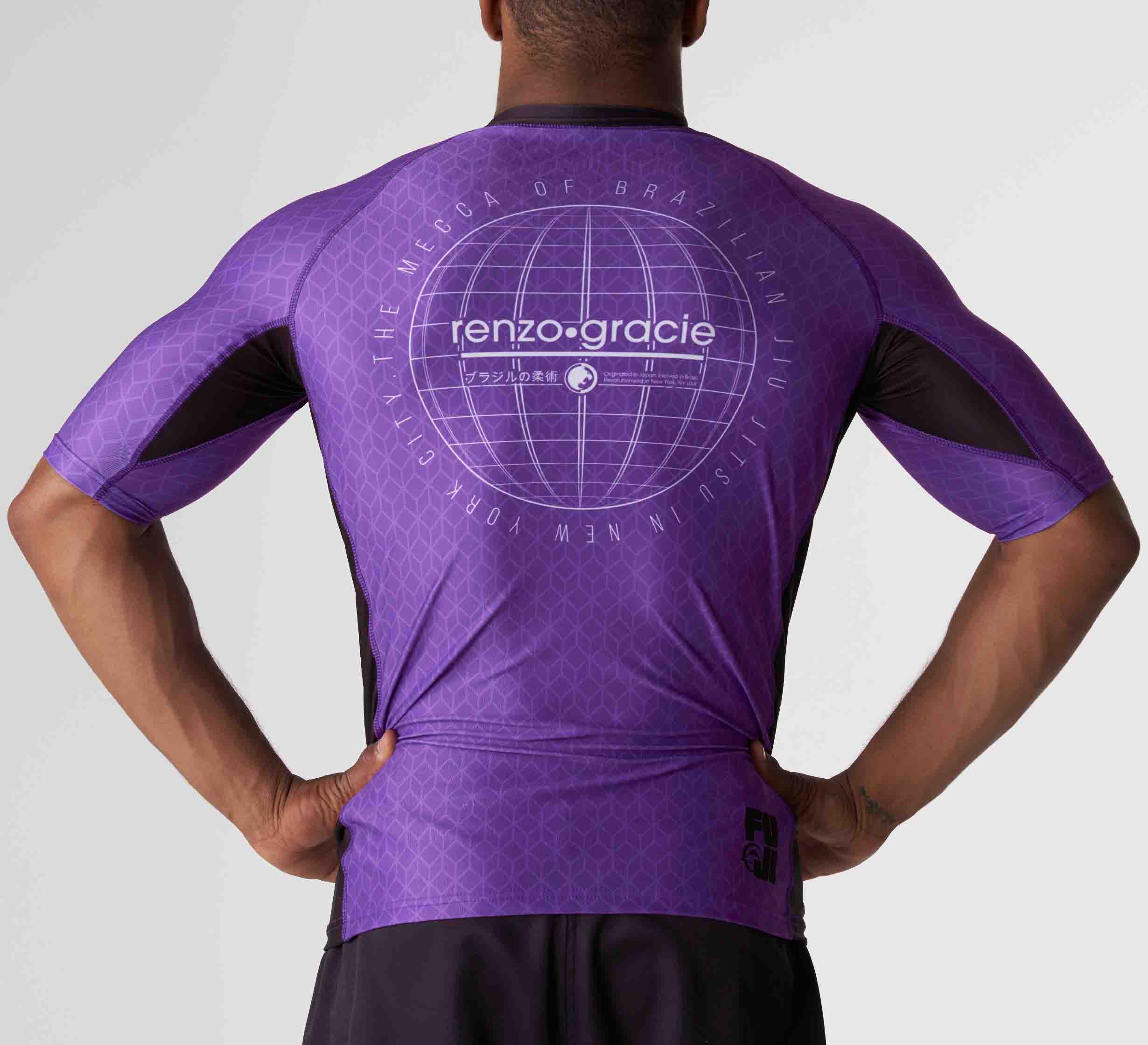 Renzo Gracie Mecca Ranked Short Sleeve Rashguard、mySite、gigharbornorthrealestate