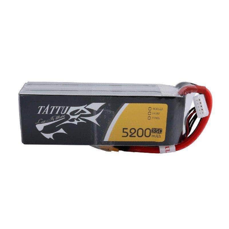  Tattu 14.8V 4S 5200mAh 35C LiPo Battery - XT60、mySite、merchandisen