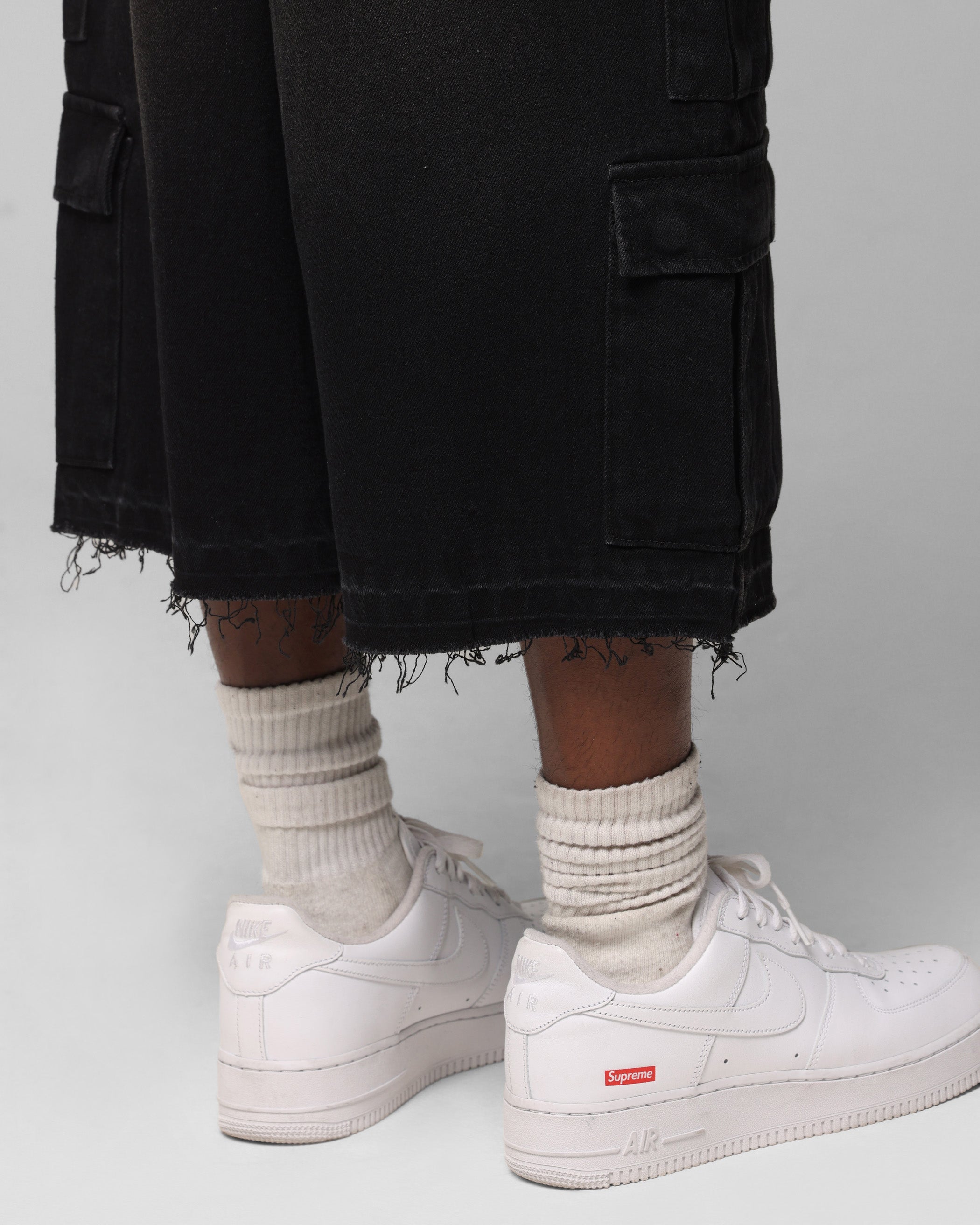 Loiter 3 Quarter Pants Washed Black、mySite、zt4zffjzw