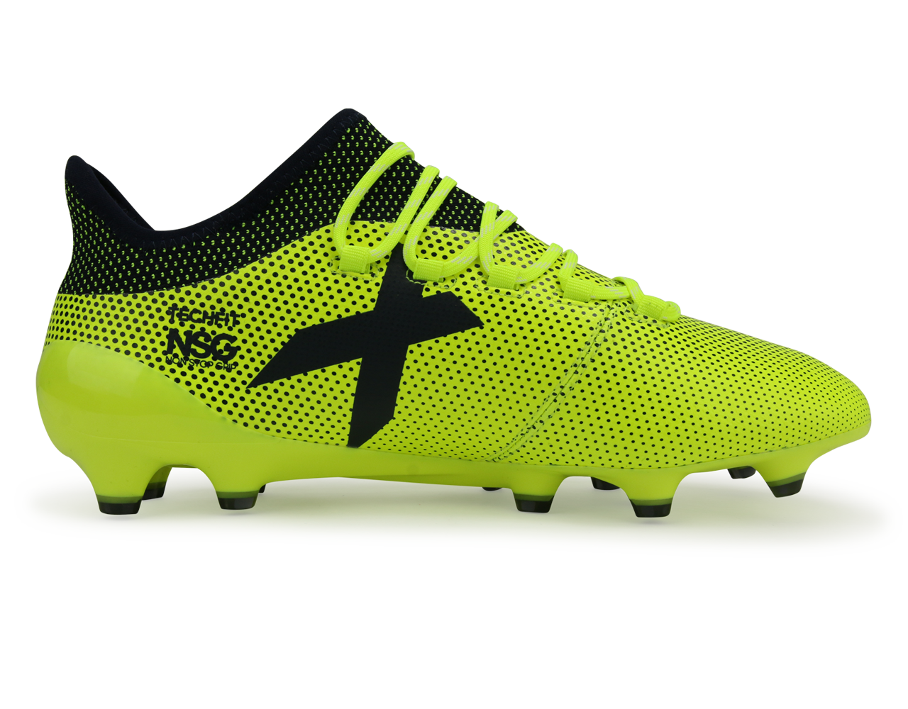 adidas Men's X 17.1 FG Solar Yellow/Legend Ink、mySite、noshort