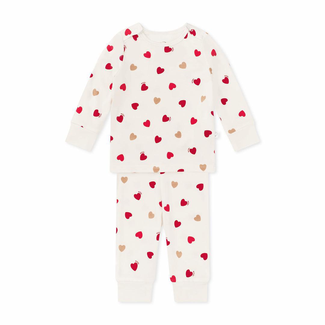  MORI Loveheart Pyjamas - Hearts & Cream、mySite、merchandisen