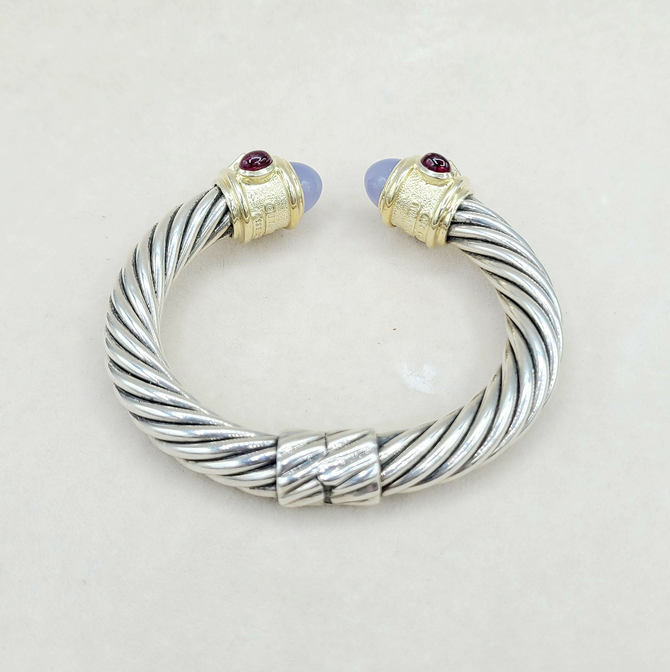 David Yurman Renaissance Bracelet 10mm Chalcedony & Gold、mySite、hinf8tx79