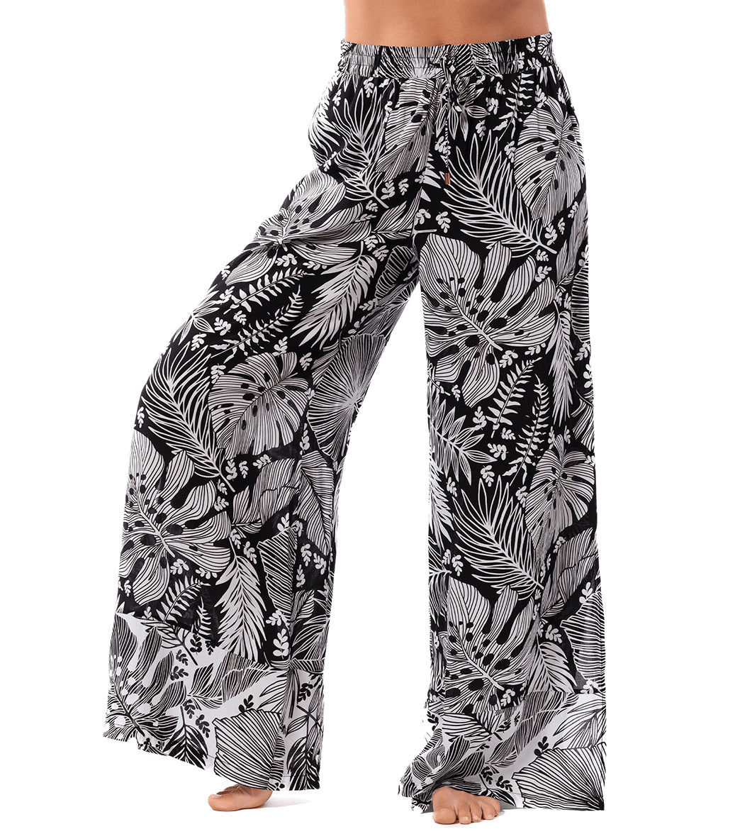 Jantzen Women's Forest Blast Josephine Pull On Cover Up Pant、mySite、noshort