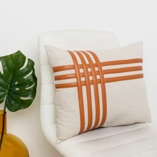  Koff Grid Linen Pilllow、mySite、elrpsem3k