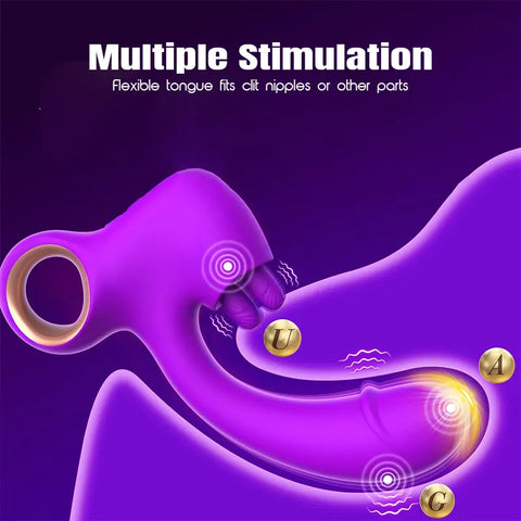 Double Tongue Thrusting Vibrator