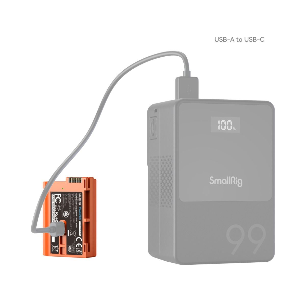 SmallRig EN-EL15c USB-C Rechargeable Camera Battery (Orange) 4966、mySite、camillekostekn