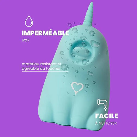 Mini Unicorn Suction Vibrator