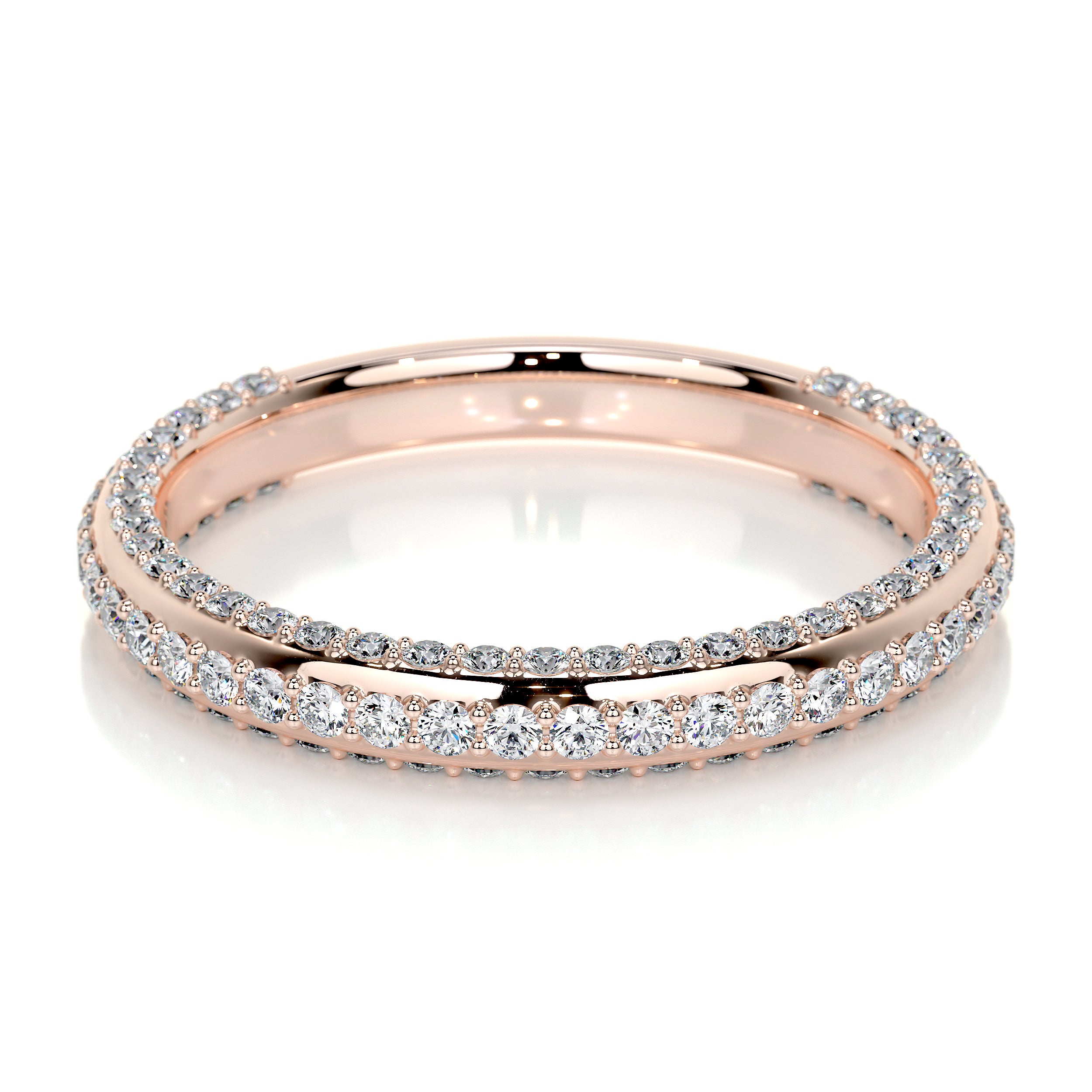 Anastasia Lab Grown Diamond Wedding Ring(0.75 Carat) - 14K Rose Gold、mySite、hinf8tx79