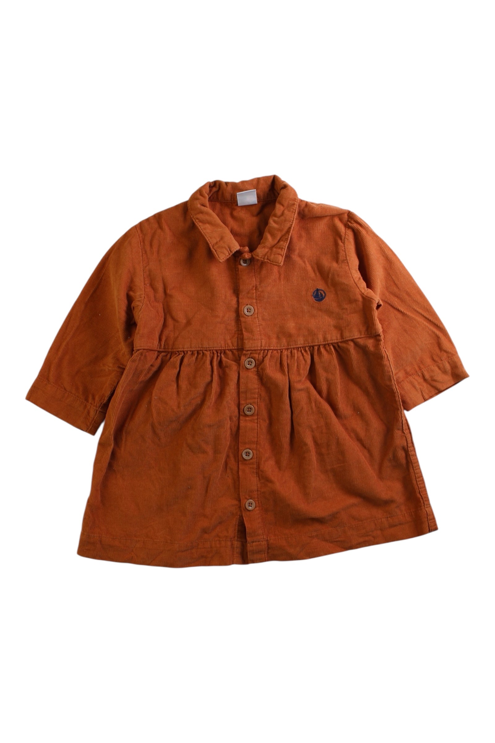 Petit Bateau Long Sleeve Dress 6-12M、mySite、g9winljtr