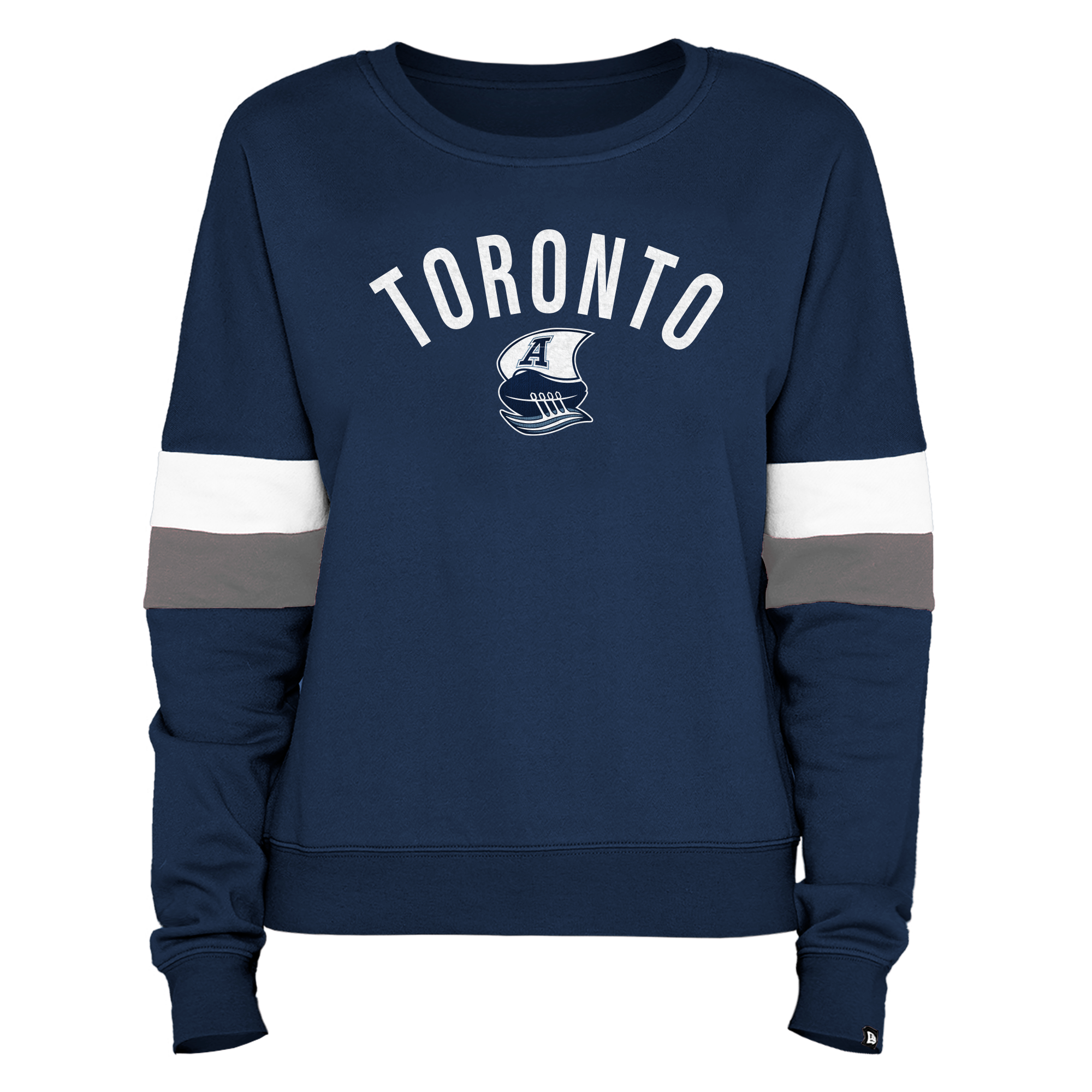 Double Blue Wordmark Crew