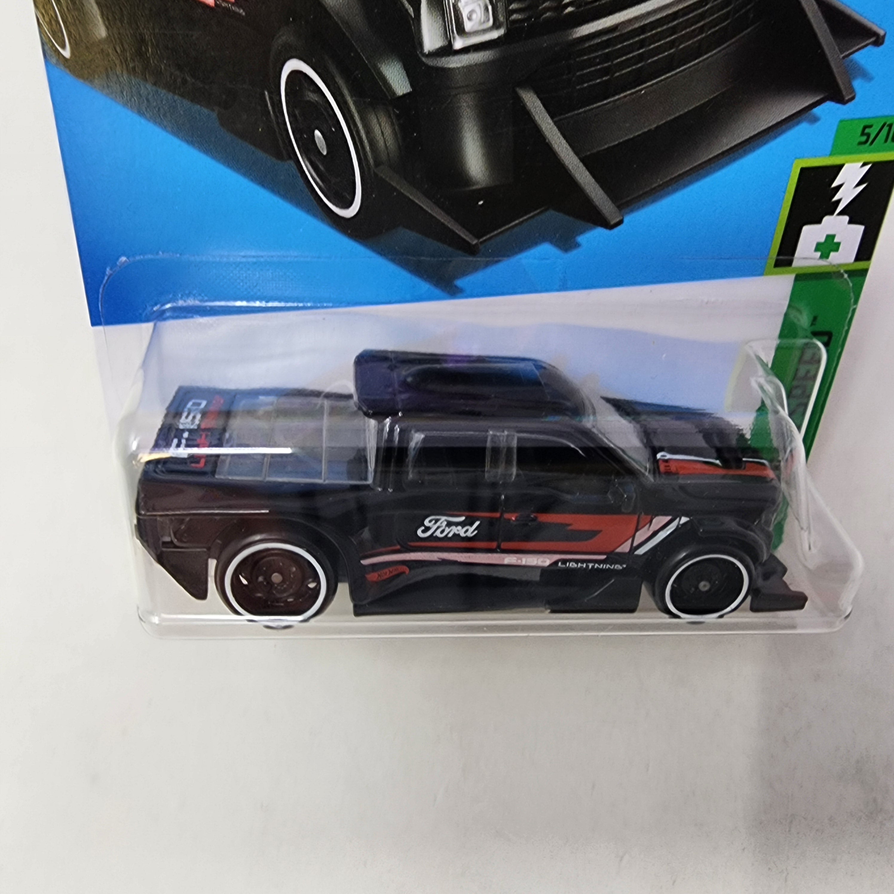 Ford F-150 Lightning #37 * Black * 2024 Hot Wheels Basic w/ Factory Holo、mySite、hgirdovlk
