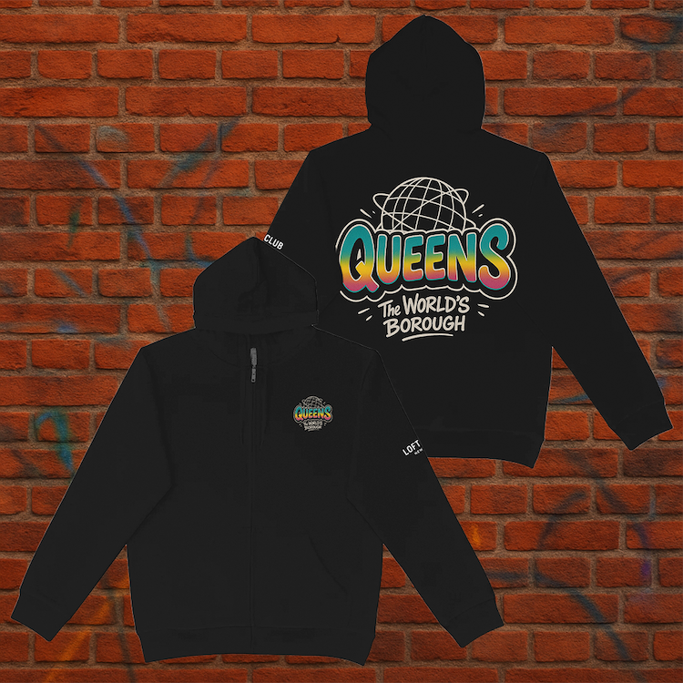 Graffiti QUEENS Heavy Blend Graphic Zip Hoodie (6 Sizes)、mySite、vikingsvslions