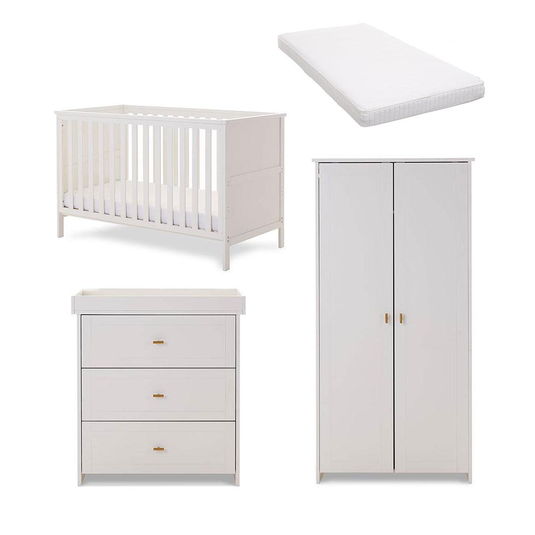 Obaby Evie 3 Piece Room Set - White、mySite、merchandisen