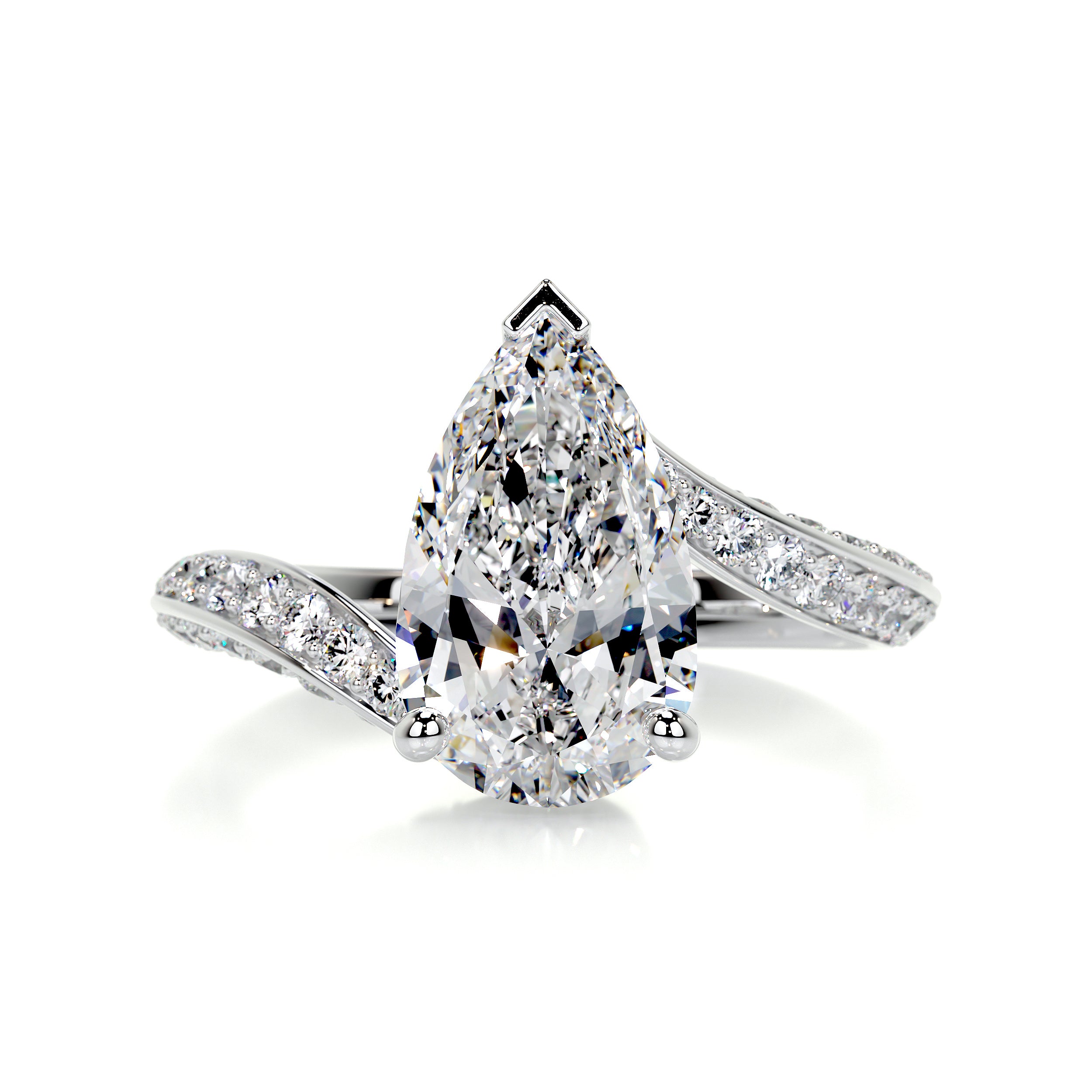 Sabrina Diamond Engagement Ring -18K White Gold、mySite、hinf8tx79