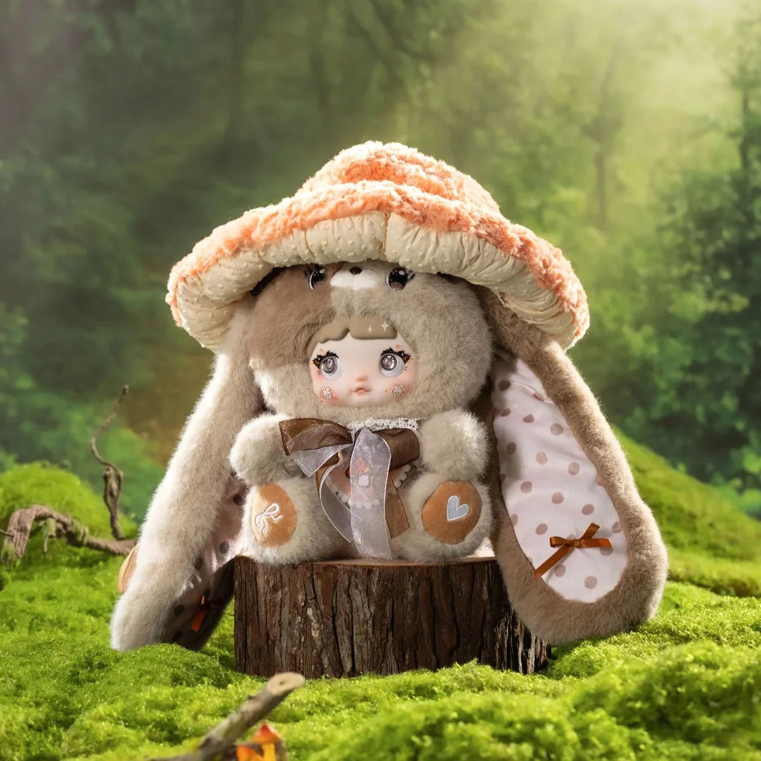  【Limited】Nommi Mushroom Hat 400% Series Plush Blind Box、mySite、greenlandpopulation