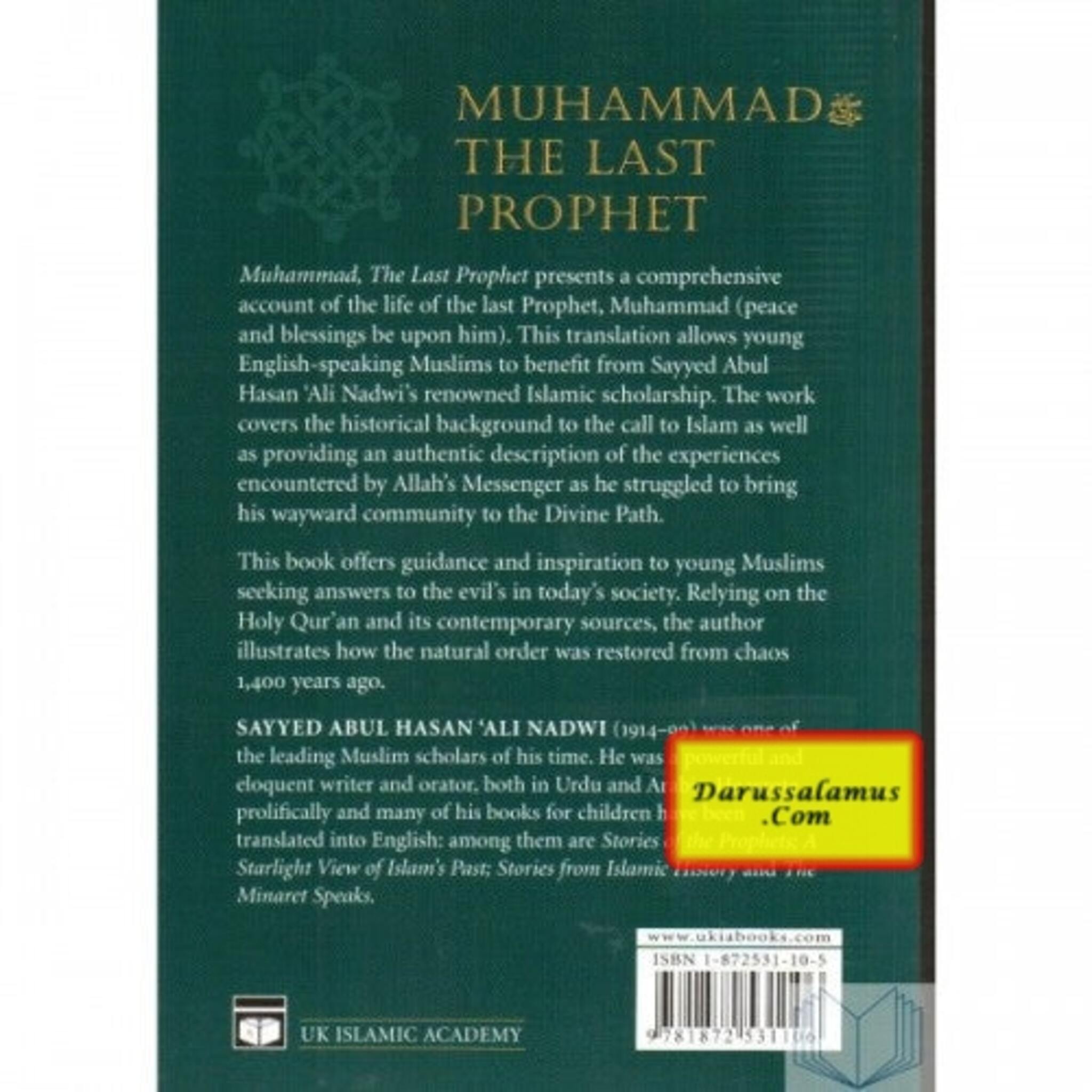 Muhammad The Last Prophet (A Model for all Time) By Sayyed Abul Hasan Ali Nadwi、mySite、topwebapps