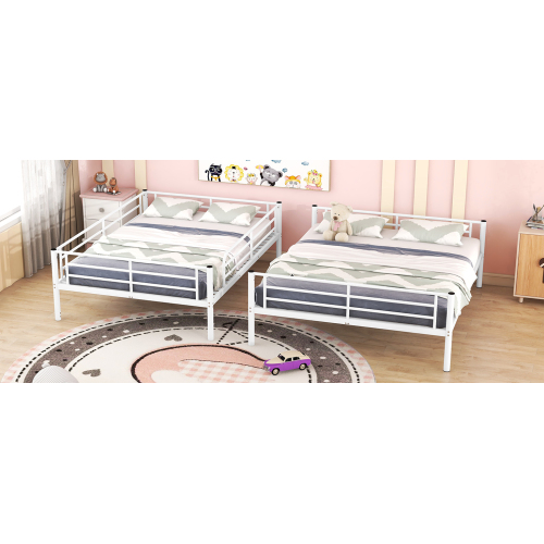 Twin Over Twin Metal Bunk Bed (Black) ( old sku: MF189201BAA )、、casual