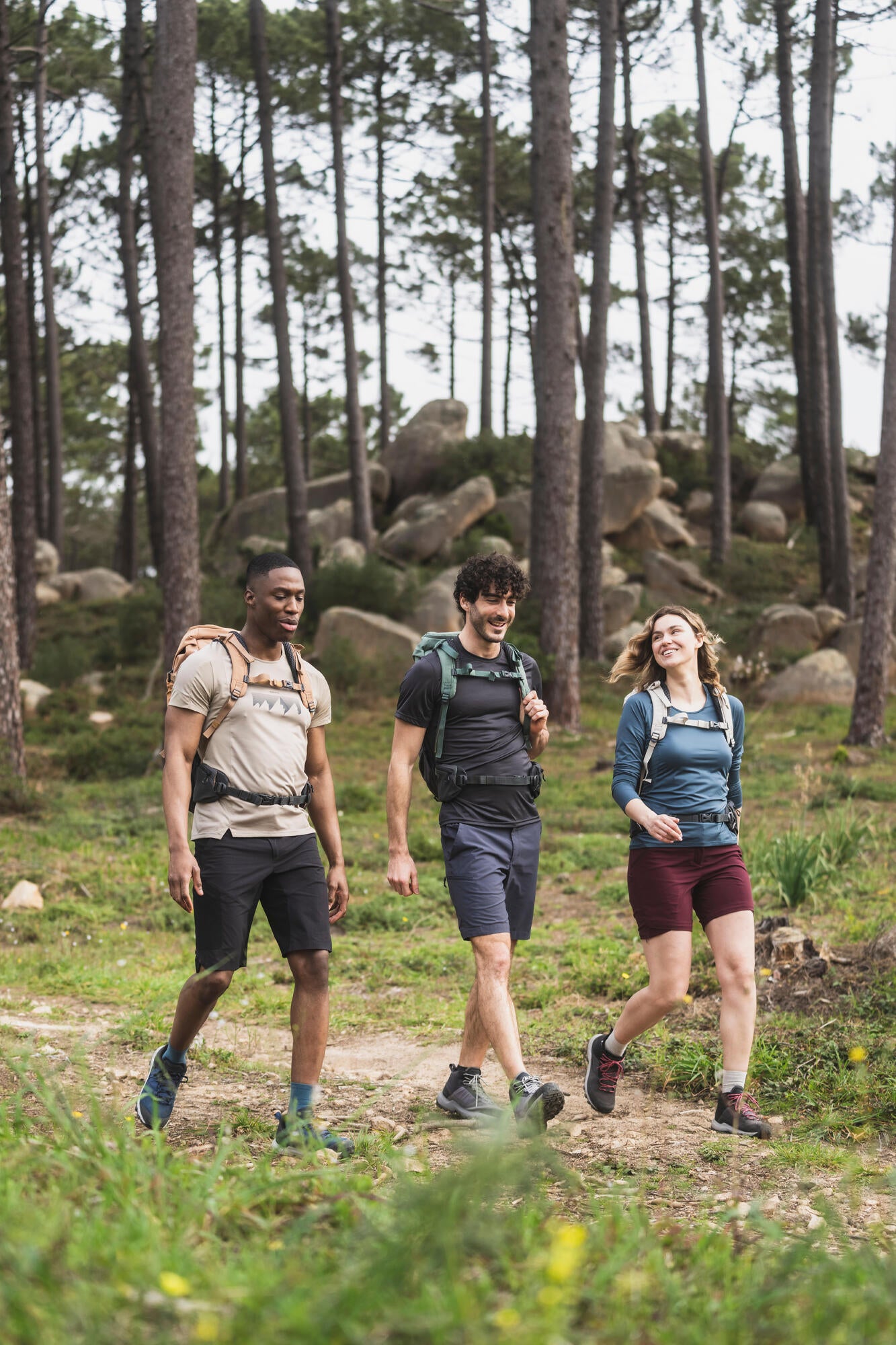 Quechua Men's Hiking Synthetic Short-Sleeved T-Shirt MH100、mySite、shQuechua Men's Hiking Synthetic Short-Sleeved T-Shirt MH100、mySite、glenpowelloop_name