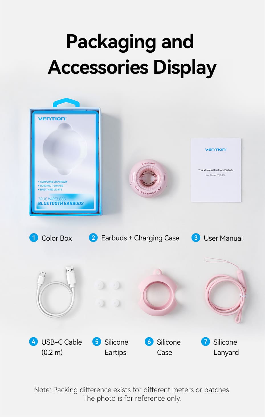 True Wireless Bluetooth Earbuds