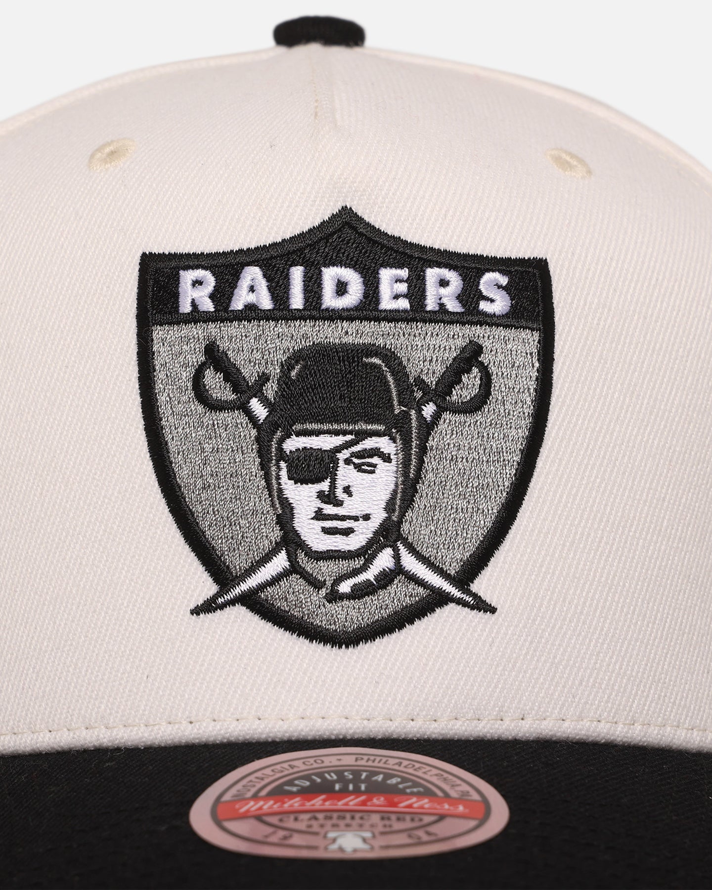 Mitchell & Ness Las Vegas Raiders 'Go Team Go' MVP Snapback Off White/Black、mySite、zt4zffjzw