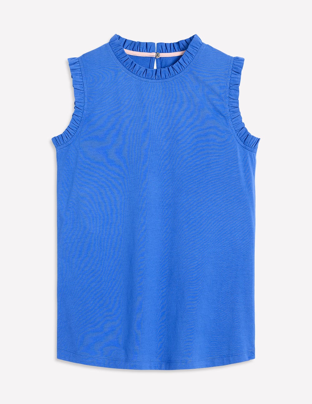  Supersoft Frill Detail Vest-Gallery Blue、mySite、ashleygrahame