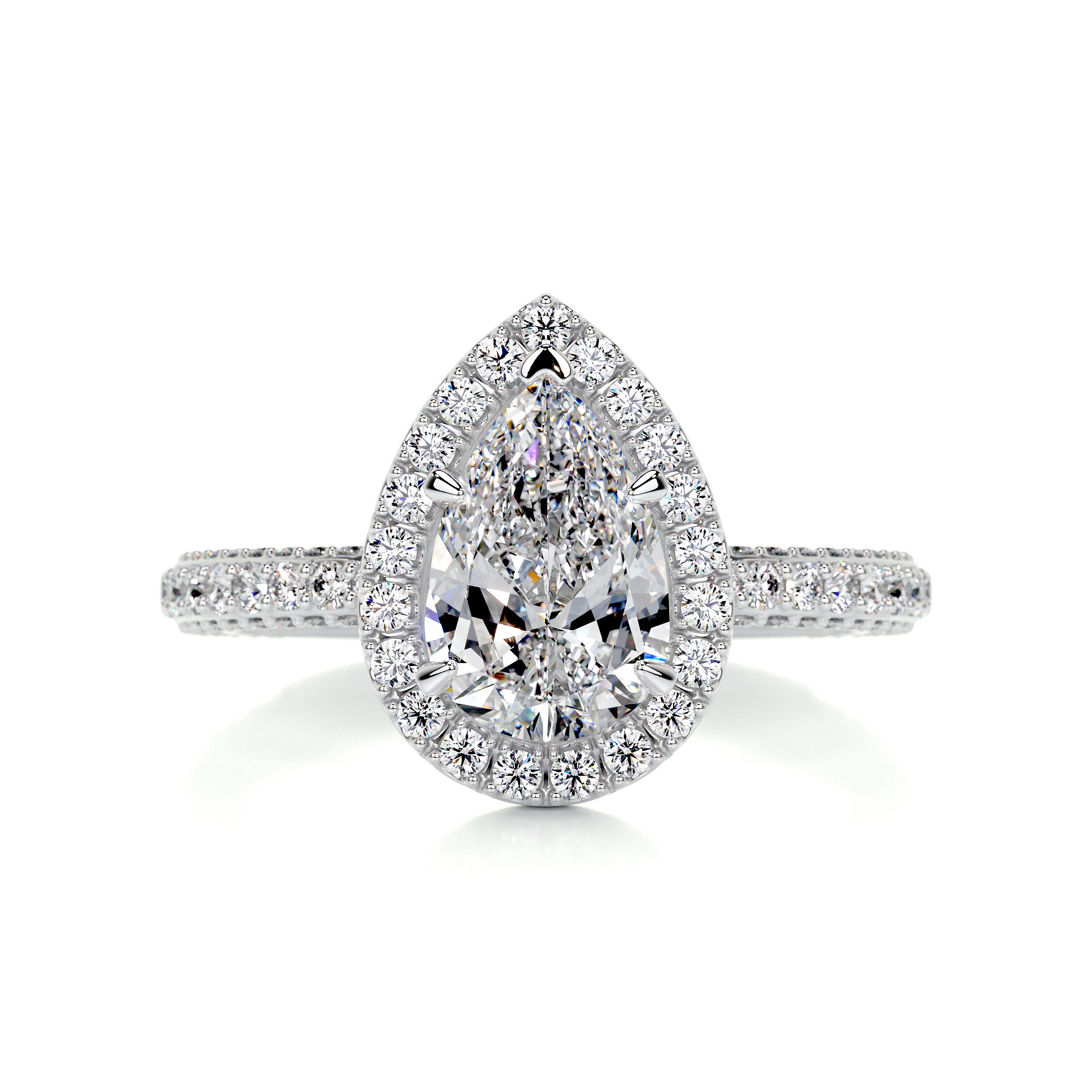 Beverly Diamond Engagement Ring -18K White Gold、mySite、hinf8tx79