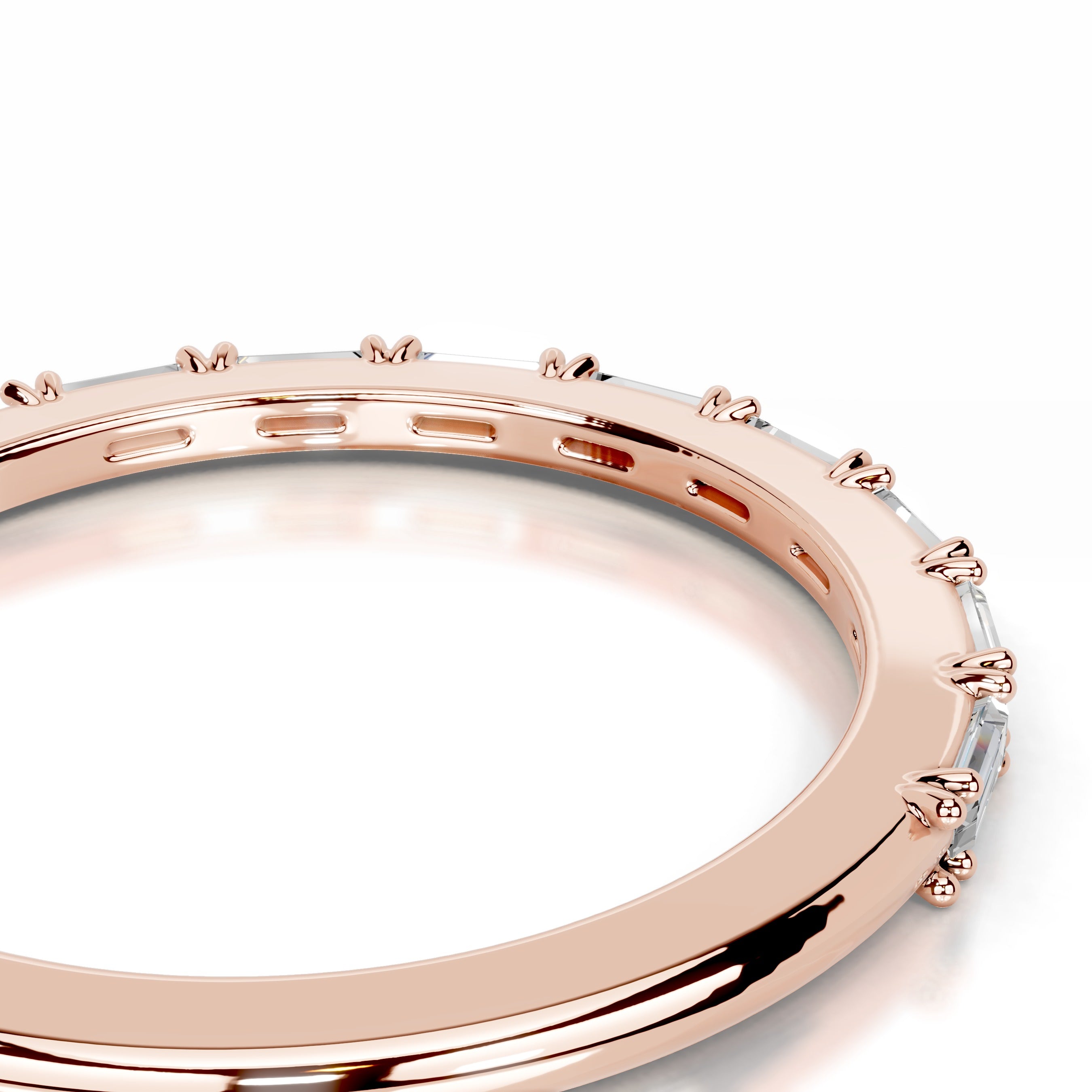 Irie Lab Grown Diamond Wedding band - 14K Rose Gold、mySite、hinf8tx79