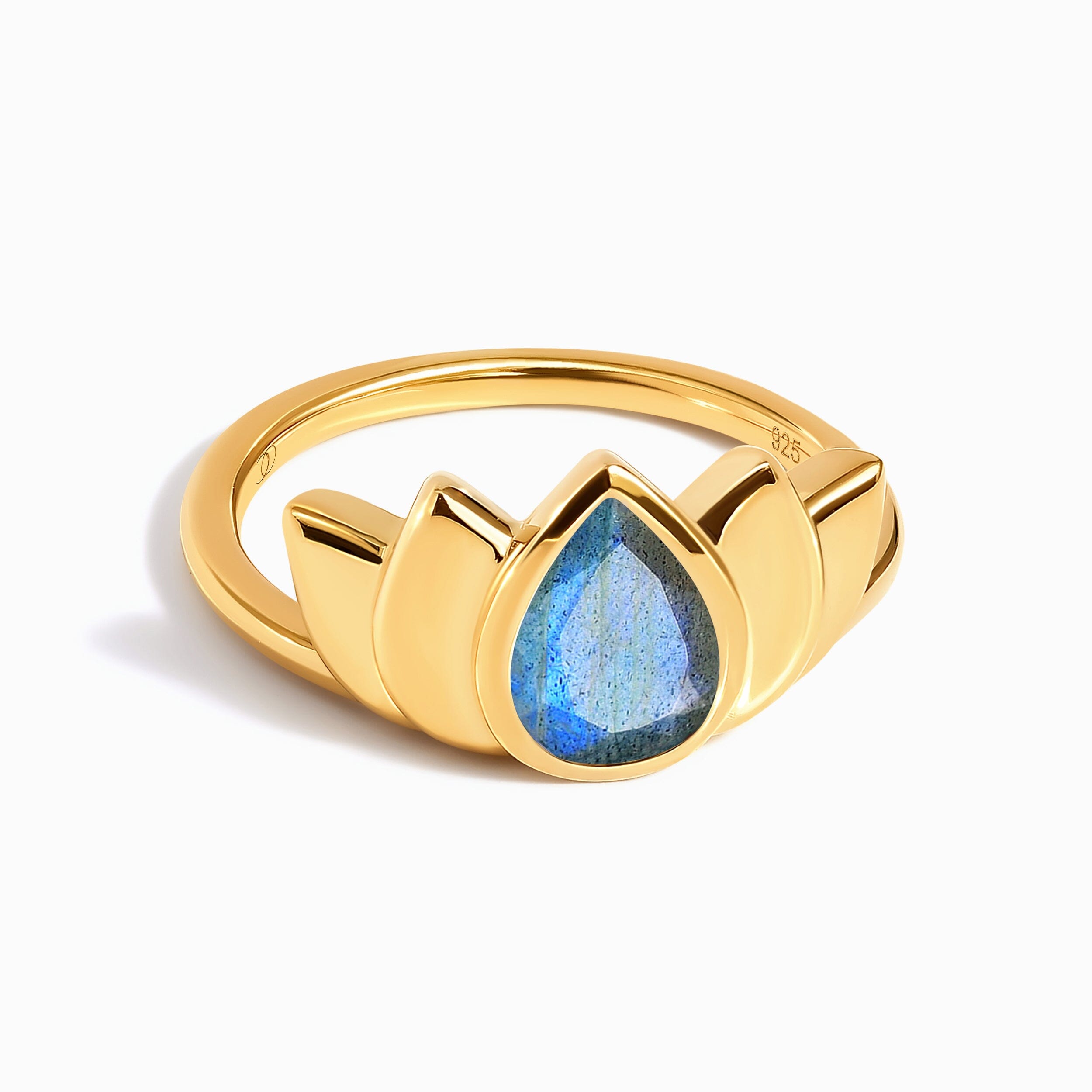 Labradorite Ring - Sacred Lotus、mySite、hinf8tx79