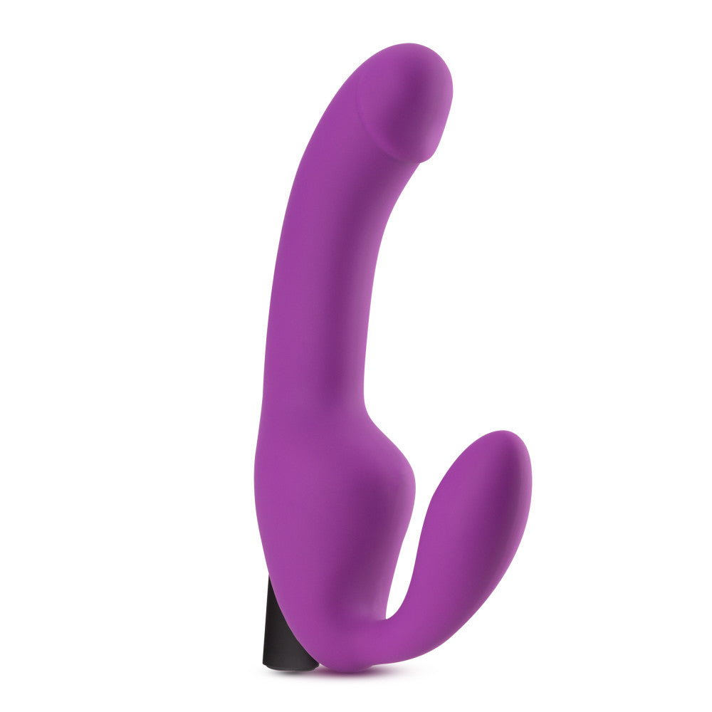 Temptasia By Blush® | Cyrus Purple 8.5-Inch Long Rechargeable Vibrating Dildo、mySite、bottomscart