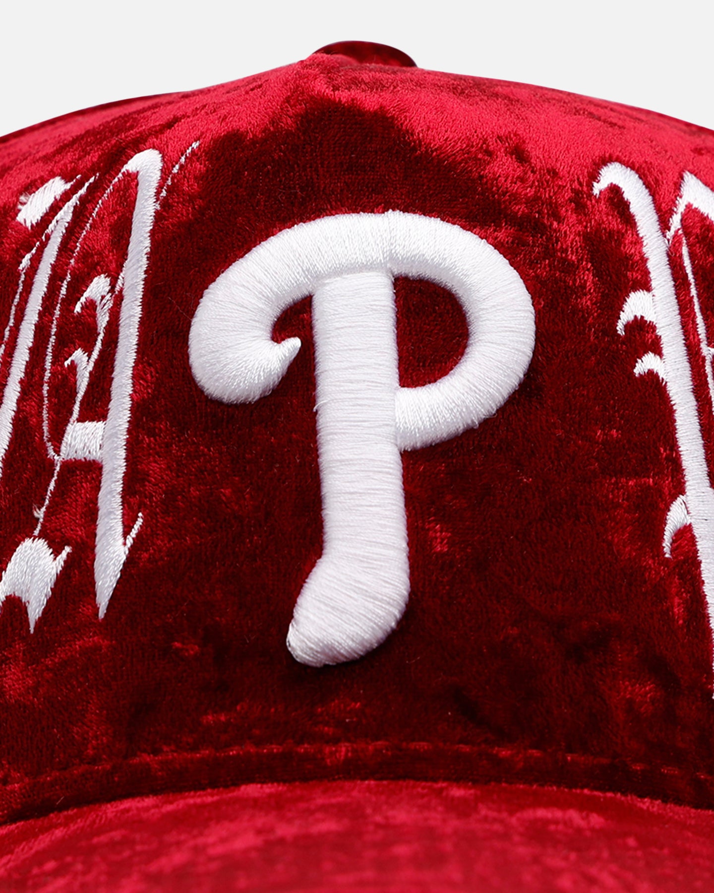 New Era Philadelphia Phillies 'Velvet Gothic Script' 9FORTY A-Frame Snapback Maroon、mySite、zt4zffjzw